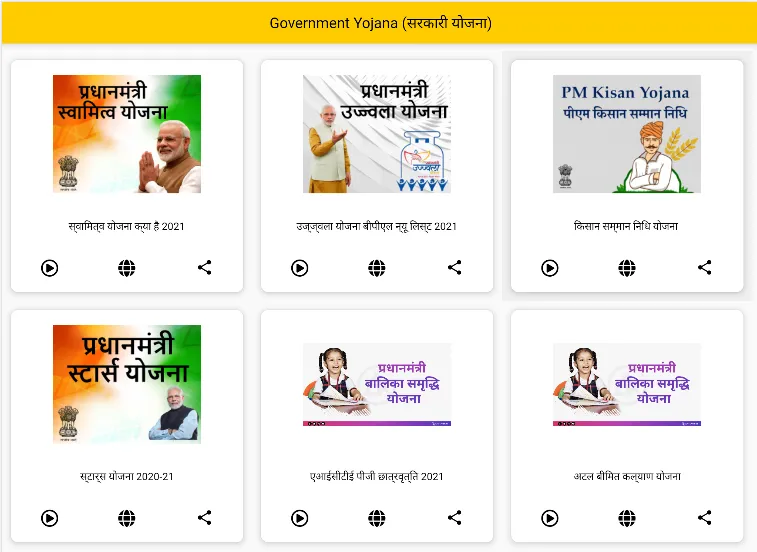 All Government Yojana 2022-23 | Indus Appstore | Screenshot