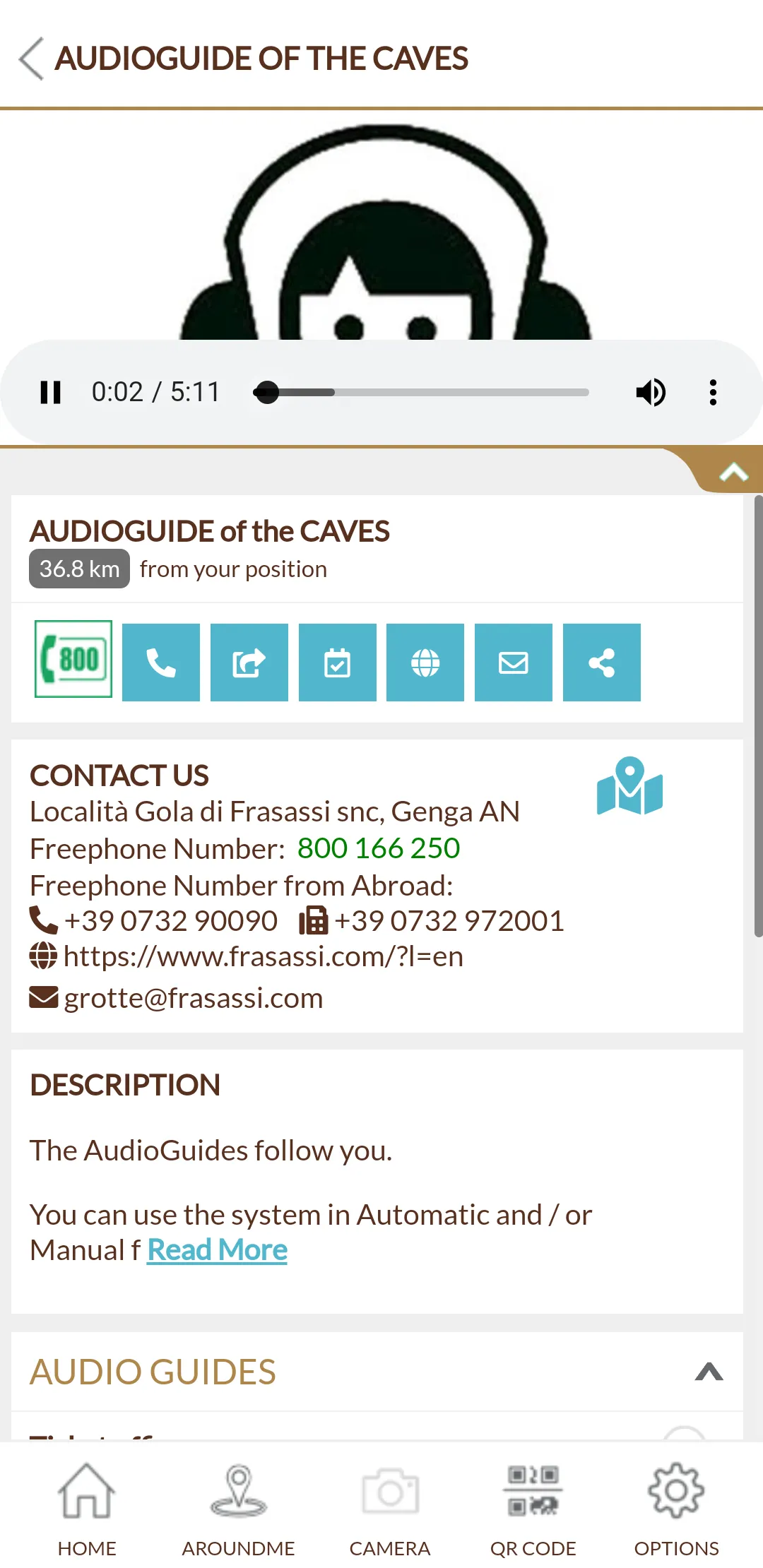 Frasassi Experiences | Indus Appstore | Screenshot