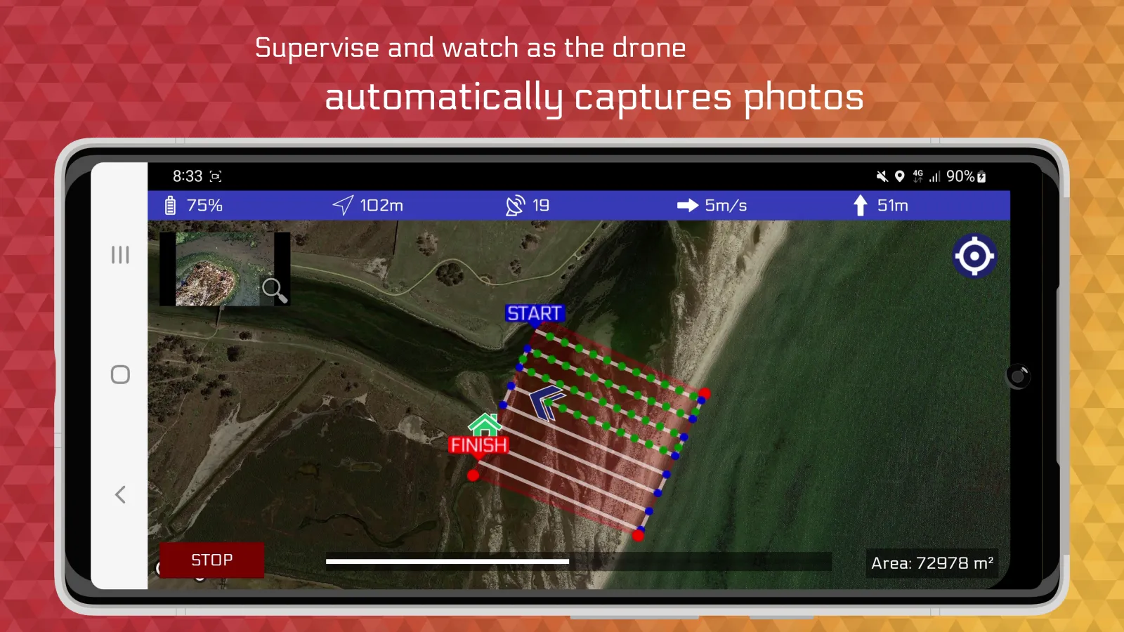 Drone Surveyor (for DJI) | Indus Appstore | Screenshot