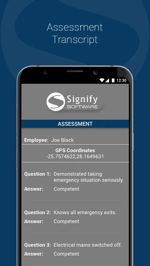 Signify Workplace Observation | Indus Appstore | Screenshot