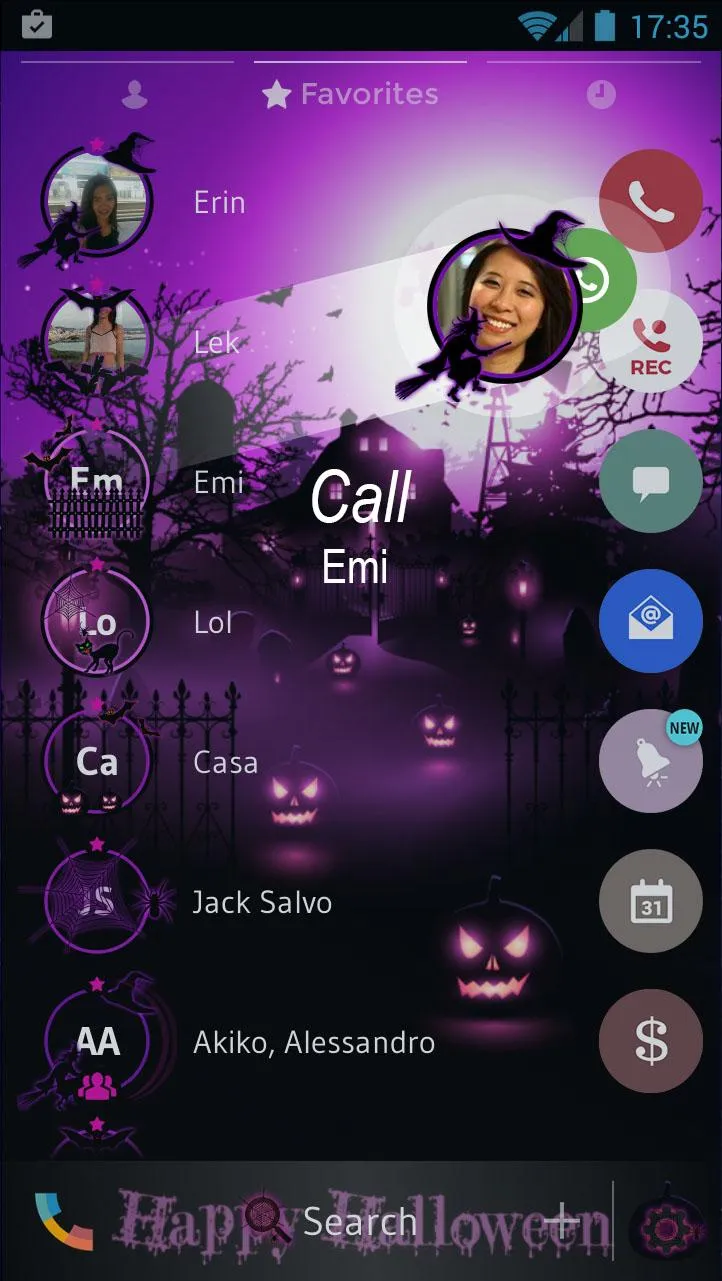 Theme Dialer Halloween Pink | Indus Appstore | Screenshot