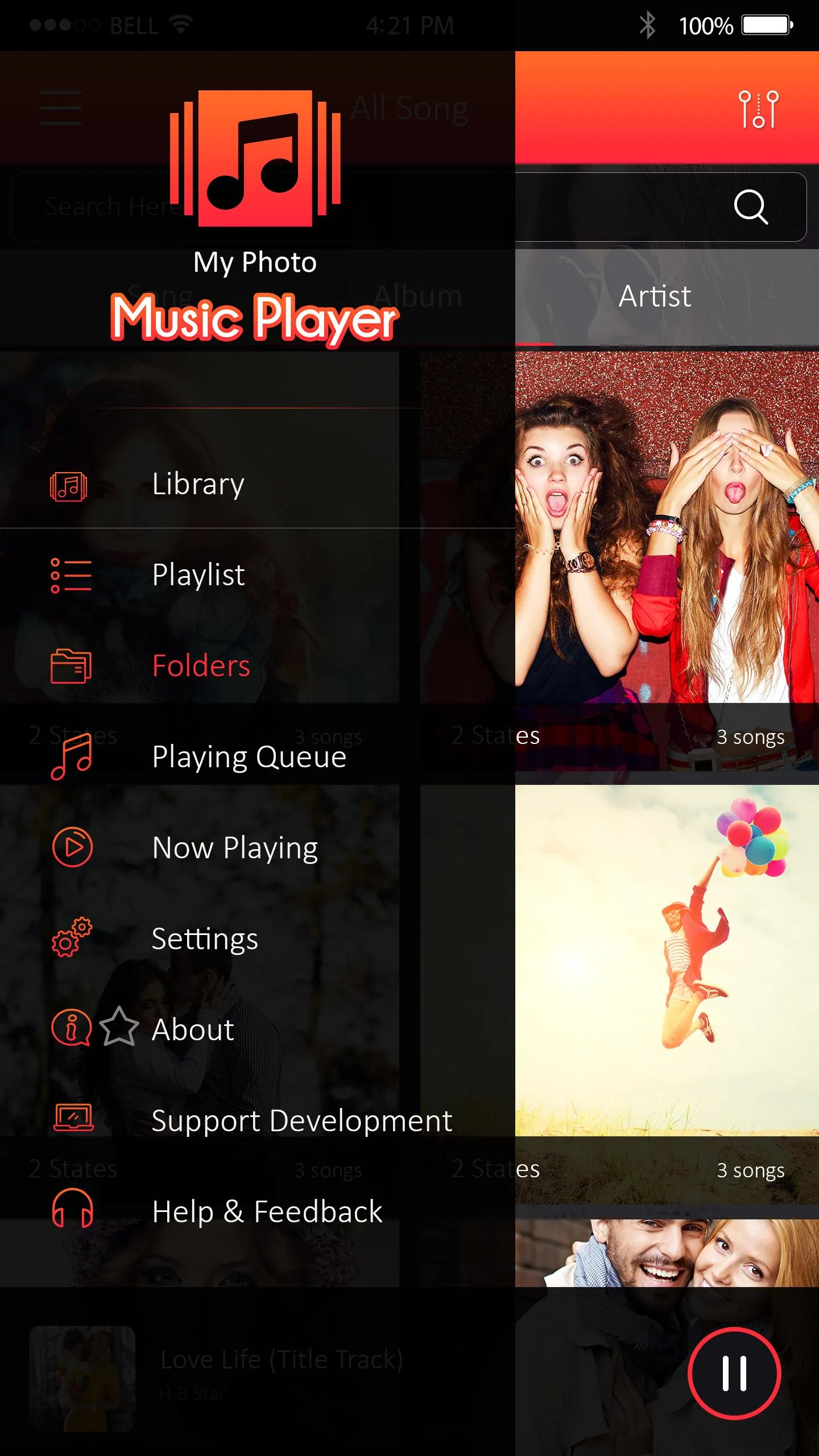 My Photo Music Player | Indus Appstore | Screenshot