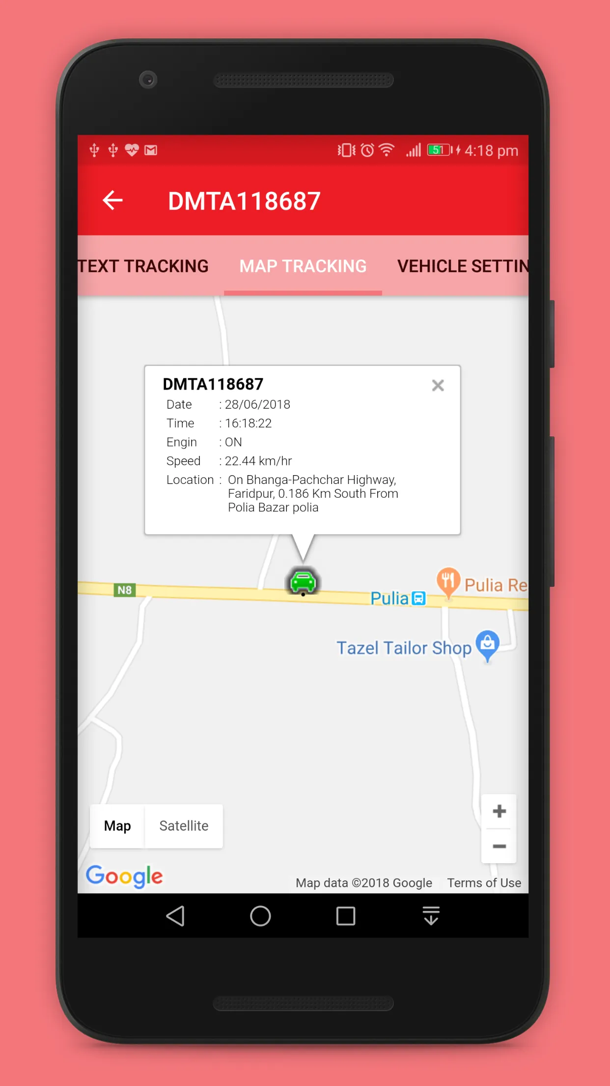 Robi Vehicle Tracking | Indus Appstore | Screenshot