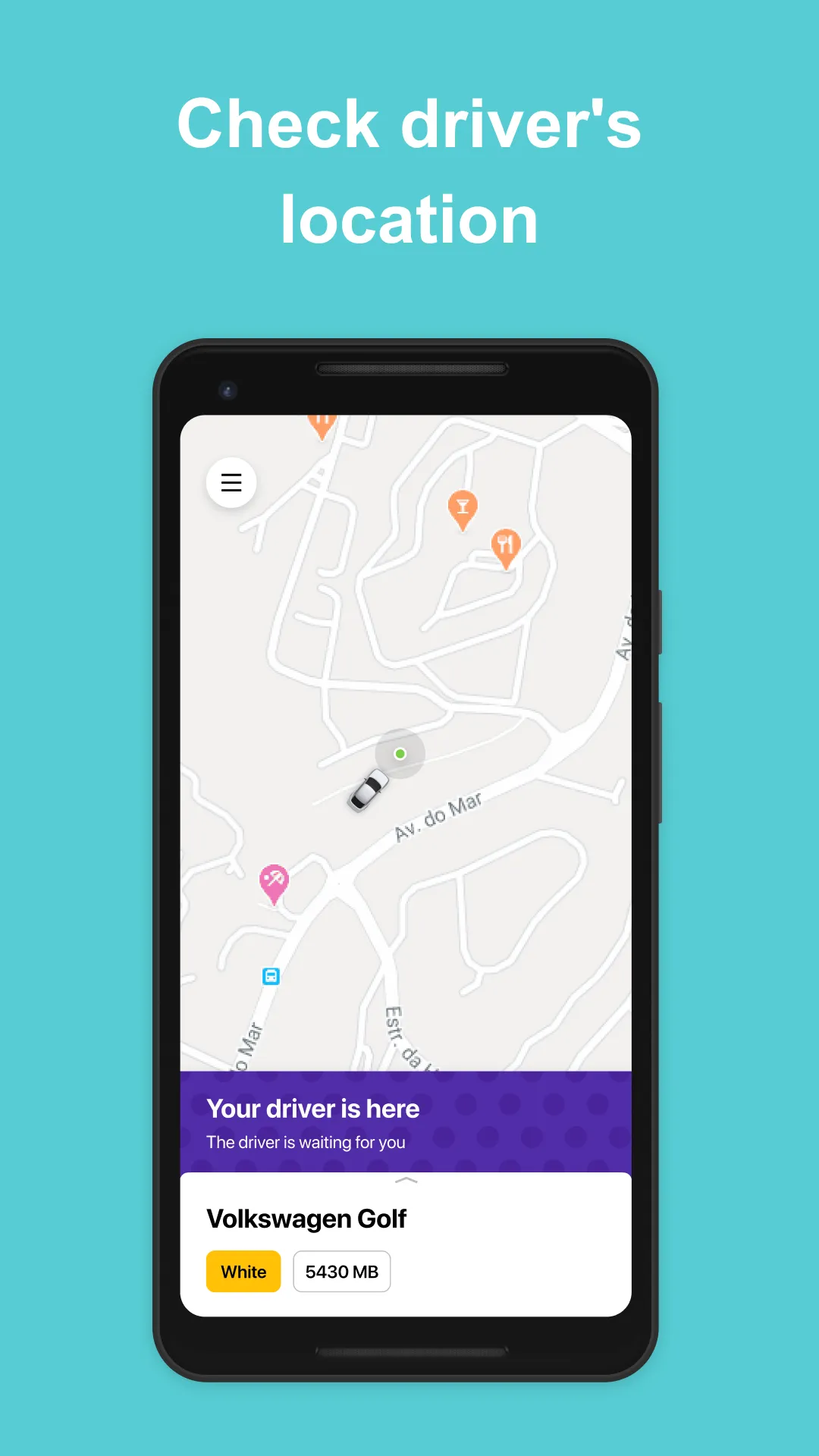 VDL door2door - Get a cab now! | Indus Appstore | Screenshot