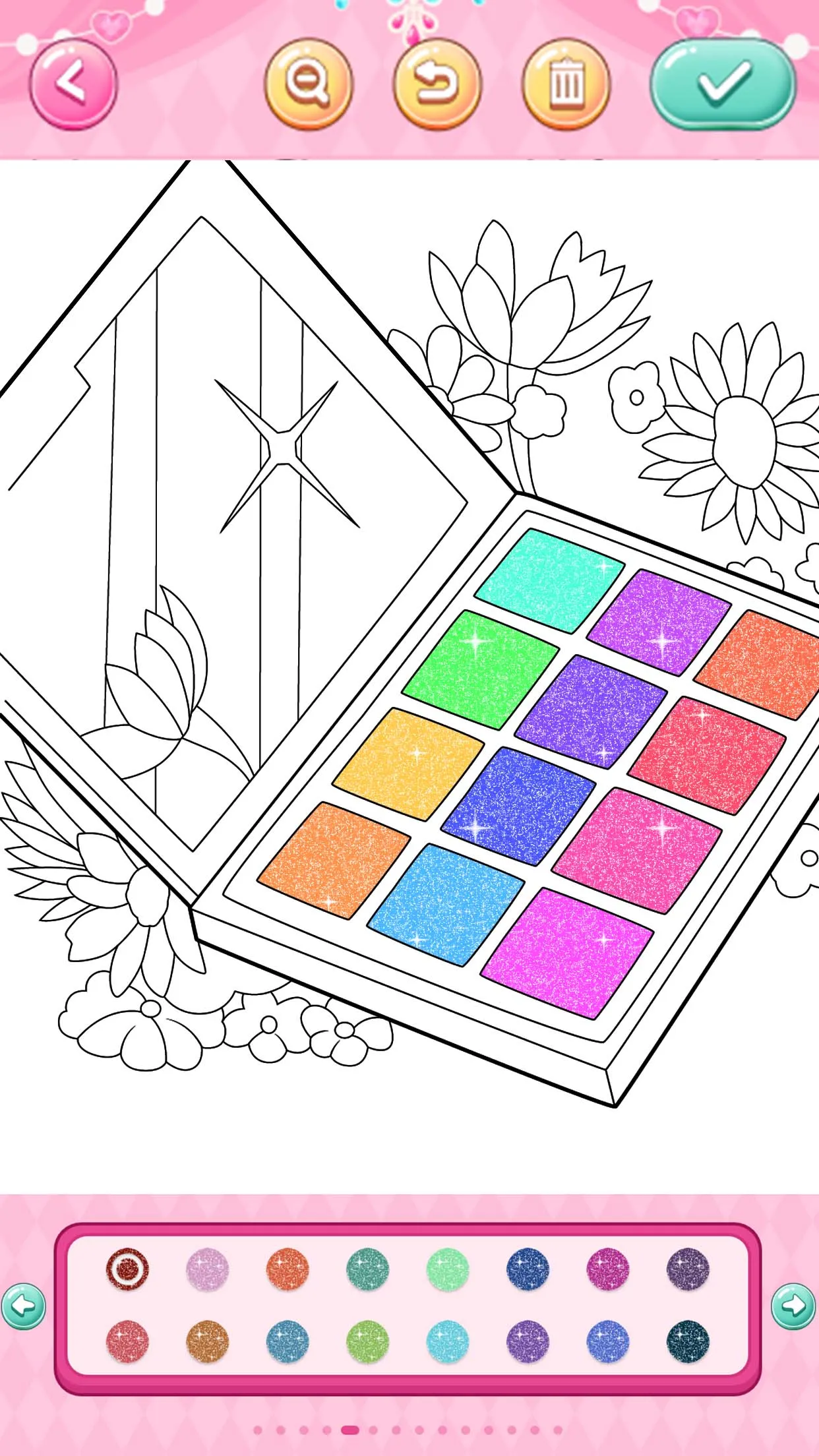 Glitter Beauty Color For Kids | Indus Appstore | Screenshot