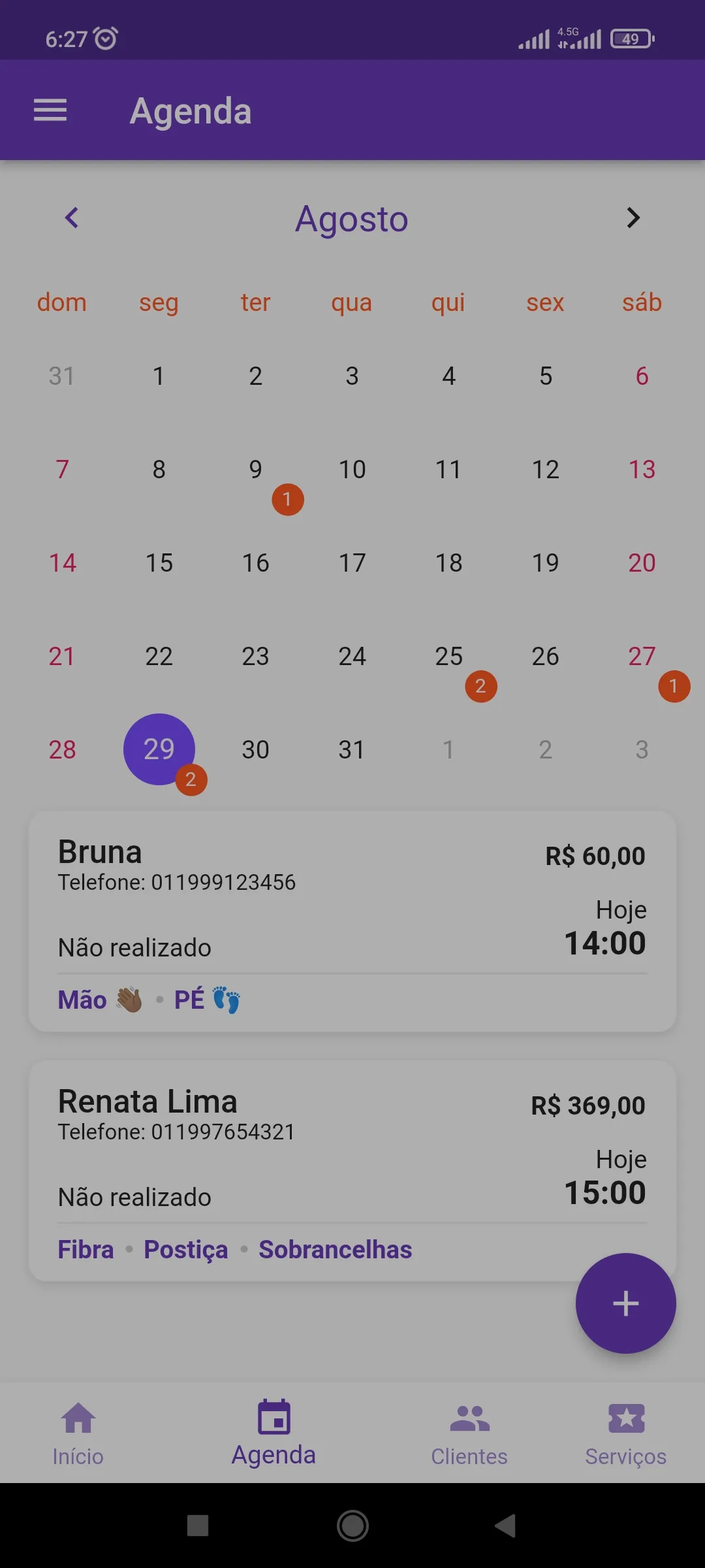 Sistema de Gestão para Salão | Indus Appstore | Screenshot