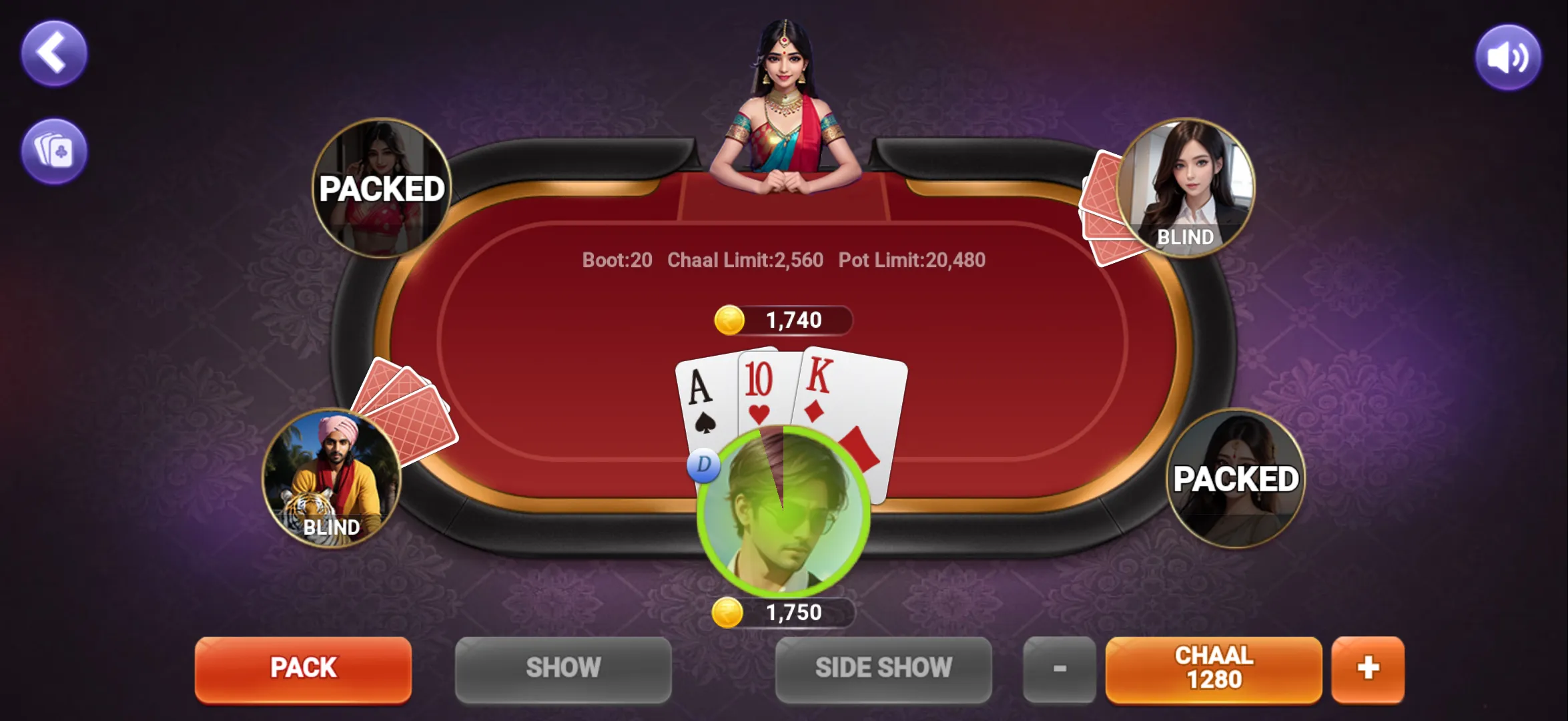Teen Patti Offline:3 Patti | Indus Appstore | Screenshot