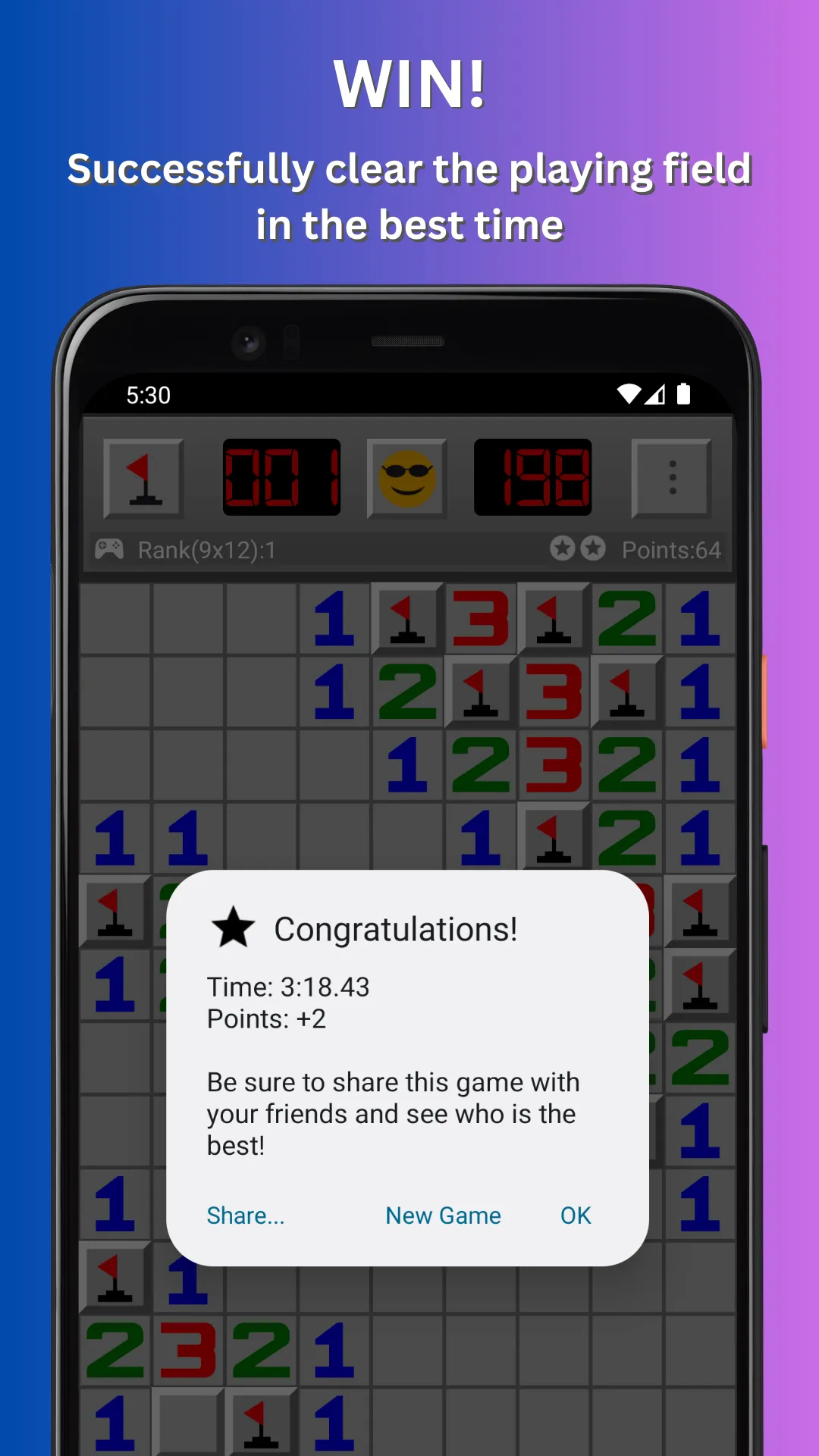 Minesweeper RETRO | Indus Appstore | Screenshot