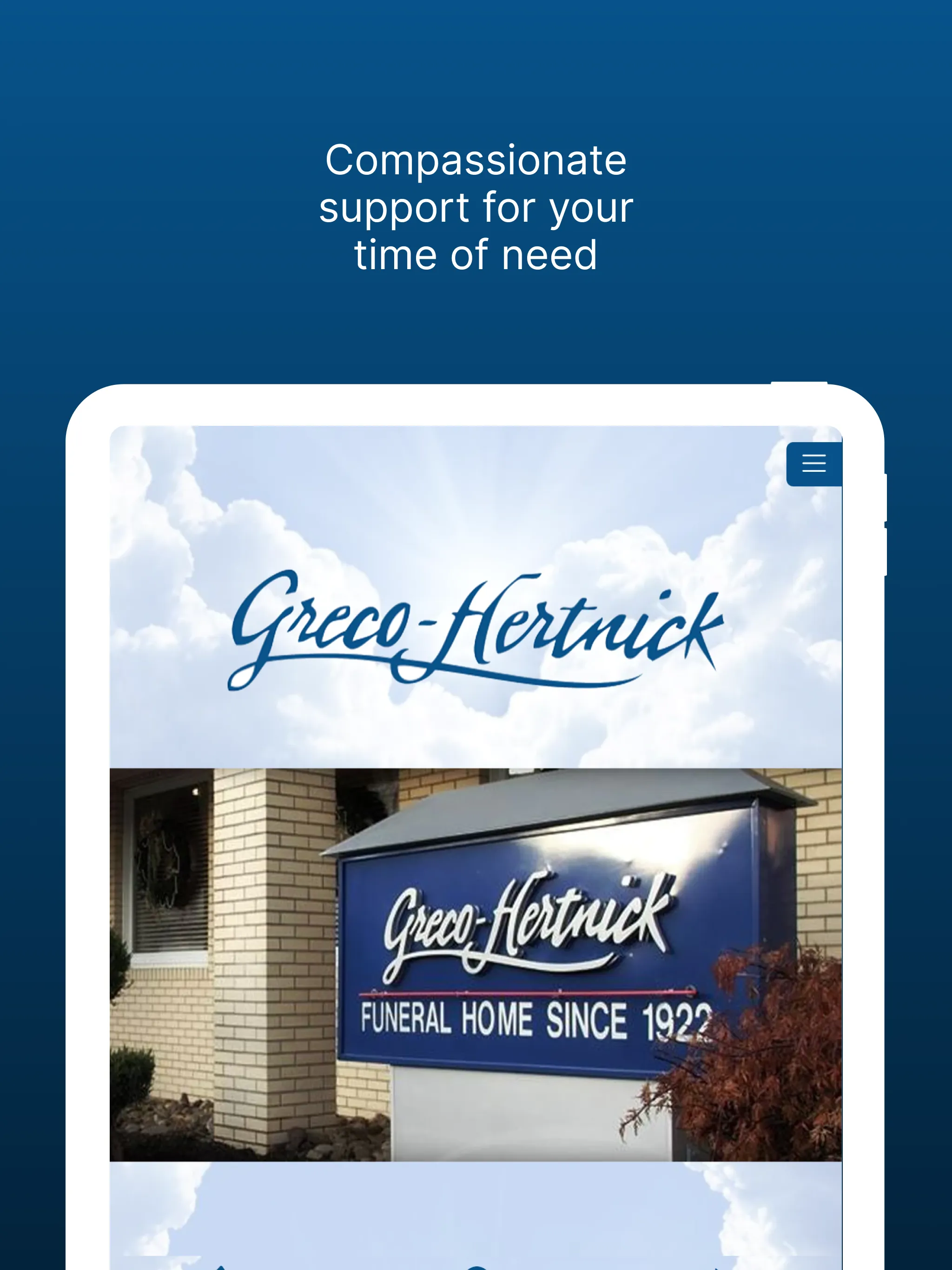 Greco Funeral Homes | Indus Appstore | Screenshot