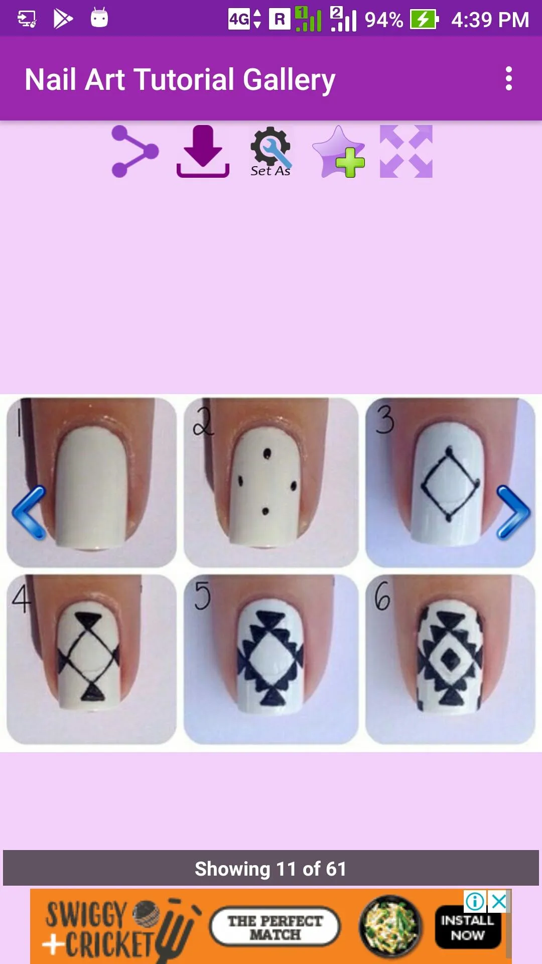 Nail Art Tutorial Gallery | Indus Appstore | Screenshot