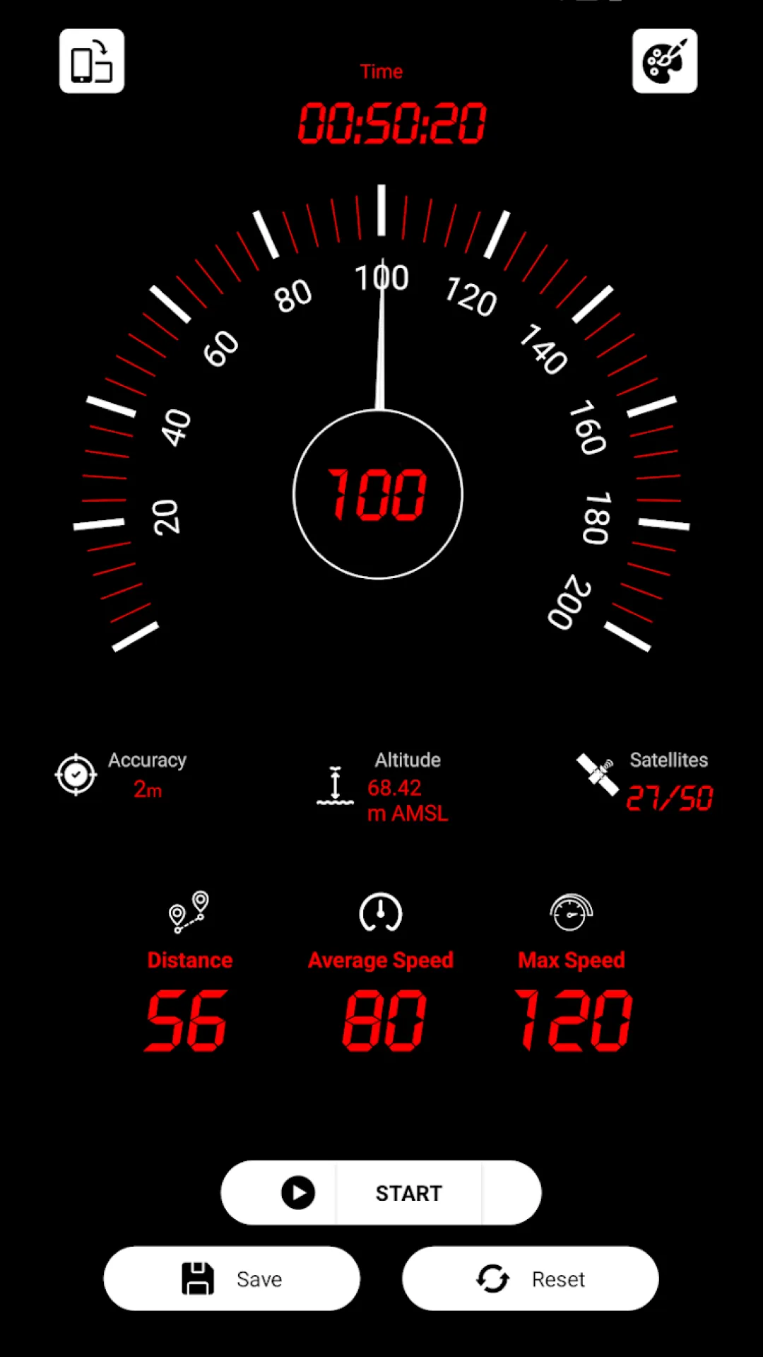 Speedometer - GPS Speed Meter | Indus Appstore | Screenshot