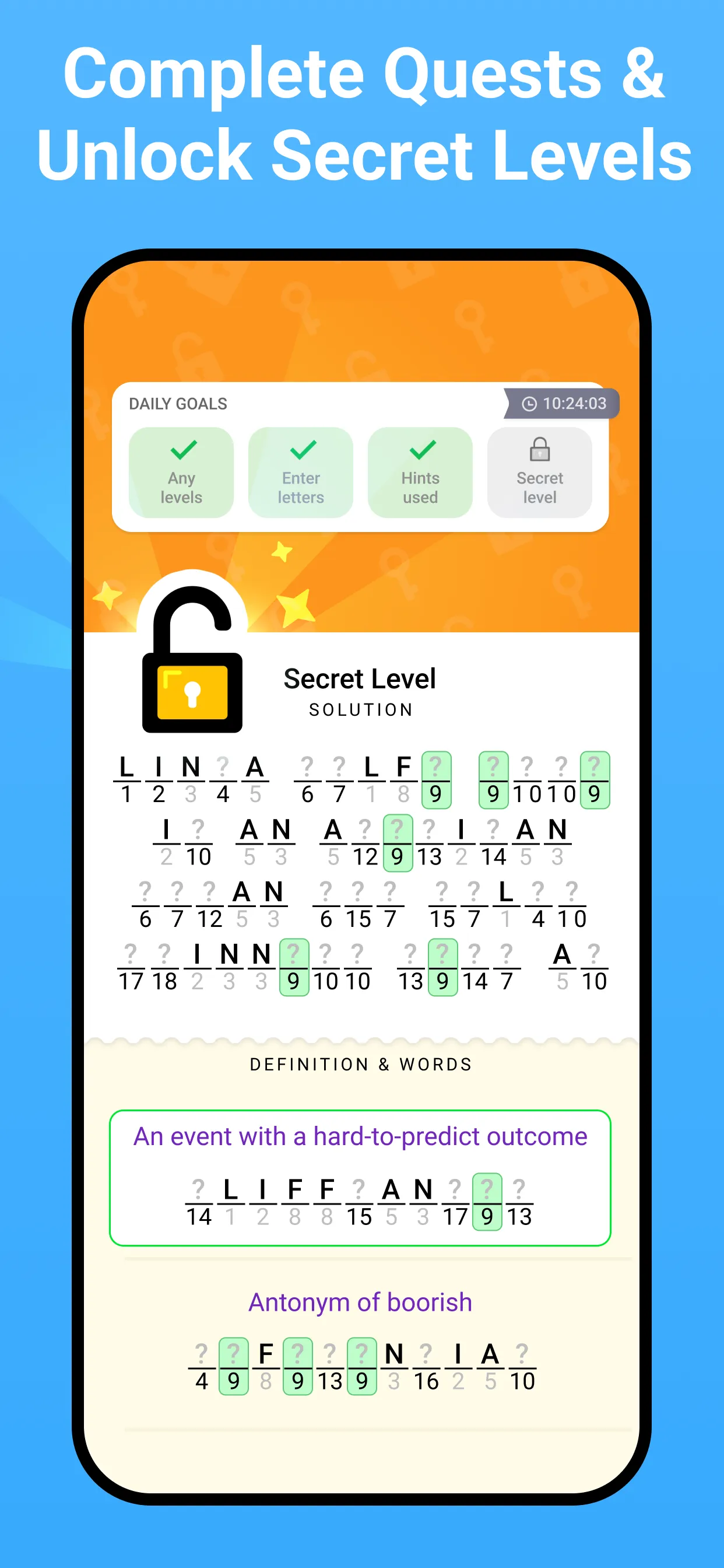 Figgerits - Word Puzzle Game | Indus Appstore | Screenshot