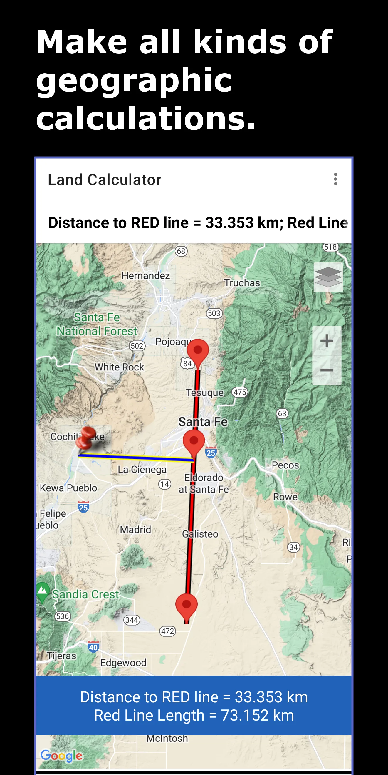 Land Calculator: Map Measure | Indus Appstore | Screenshot