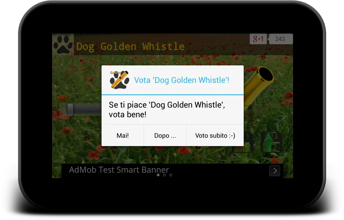 Dog Whistle (Golden) | Indus Appstore | Screenshot