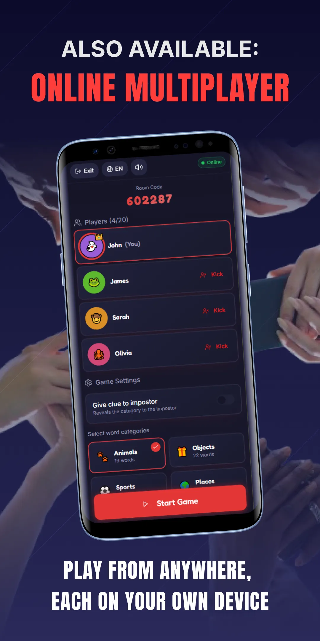 Find the Imposter – Word Game | Indus Appstore | Screenshot