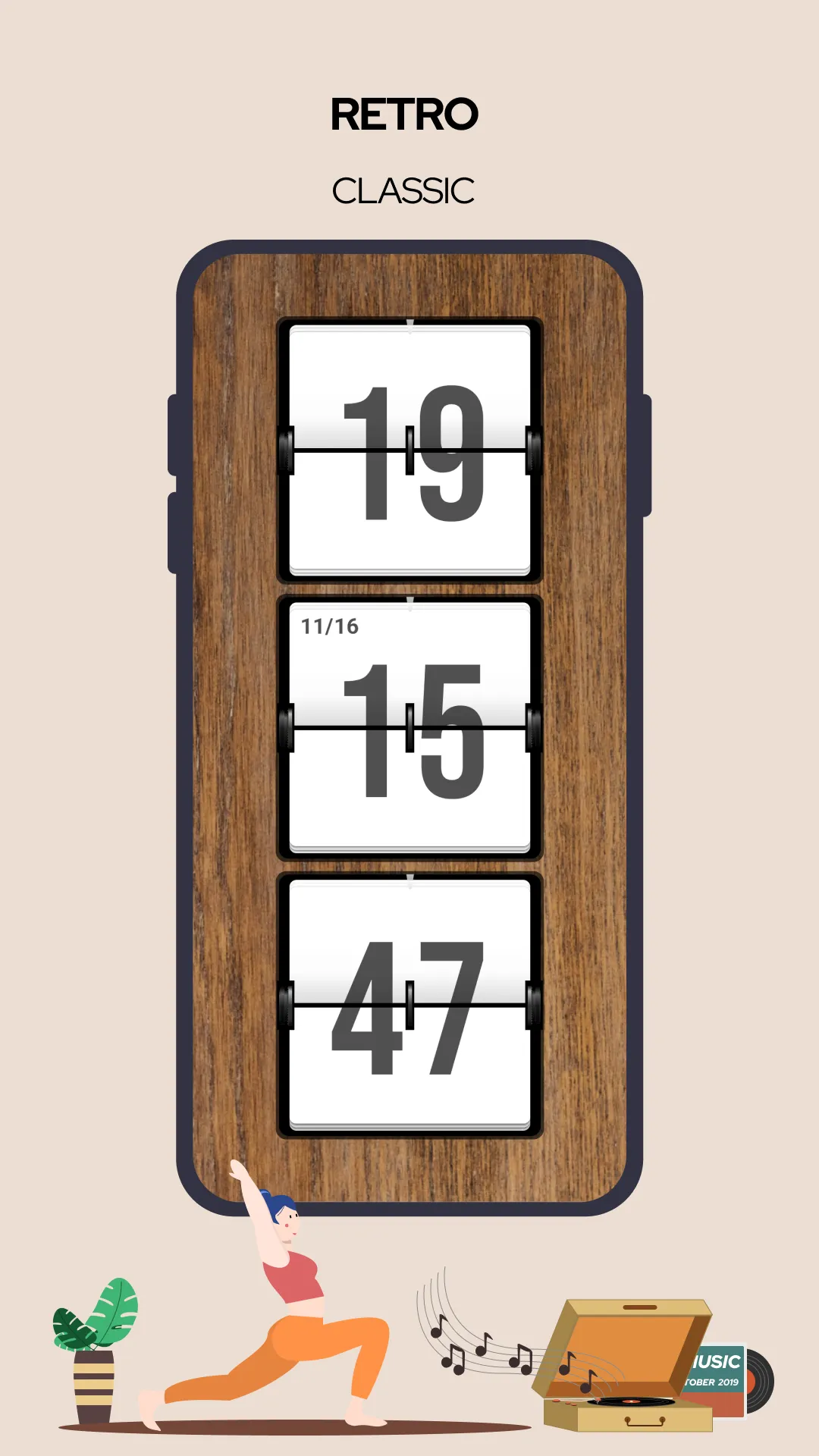 Zen Flip Clock | Indus Appstore | Screenshot