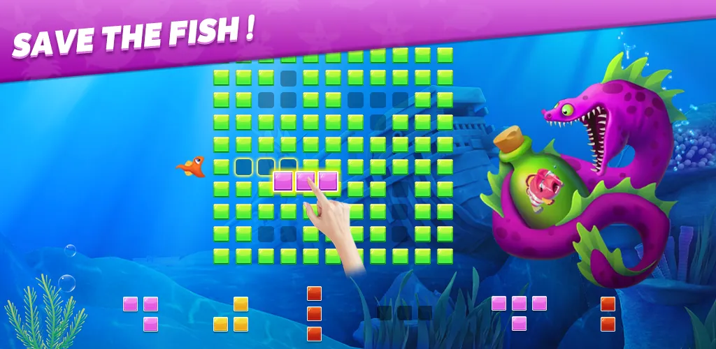 Block Puzzle Undersea Aquarium | Indus Appstore | Screenshot
