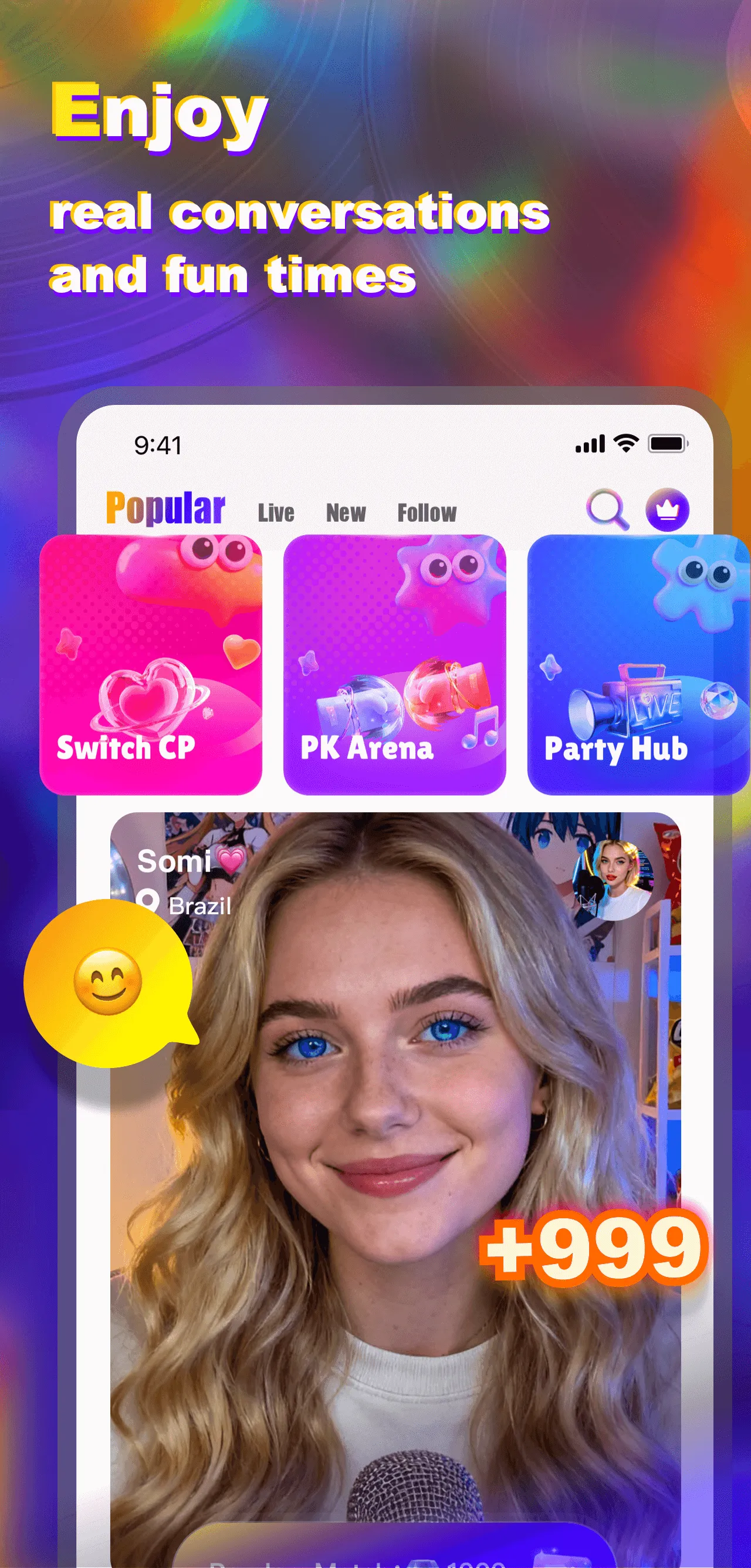 Yomee-Fun Video Chat | Indus Appstore | Screenshot