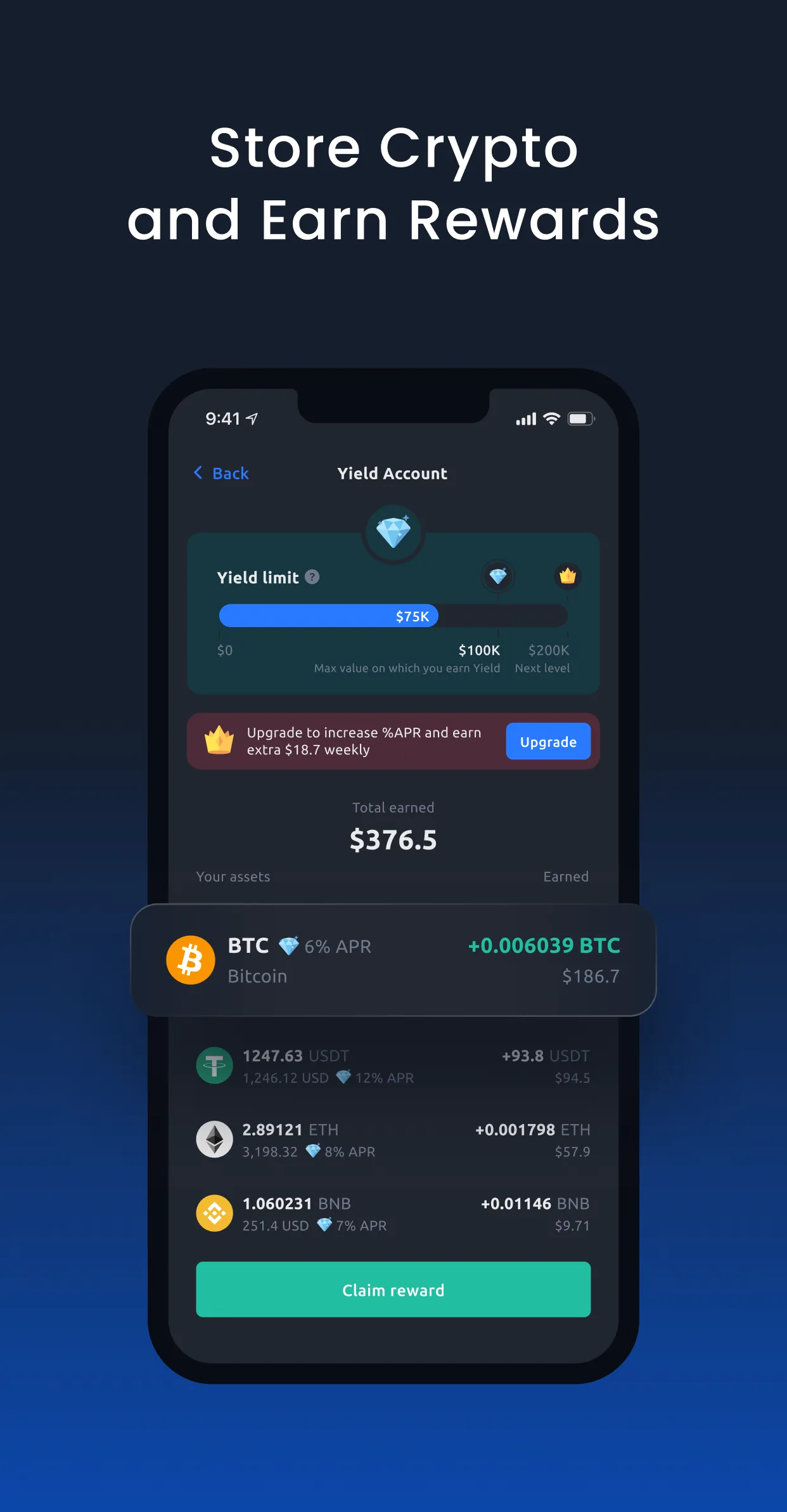 YouHodler: BTC & Crypto Wallet | Indus Appstore | Screenshot