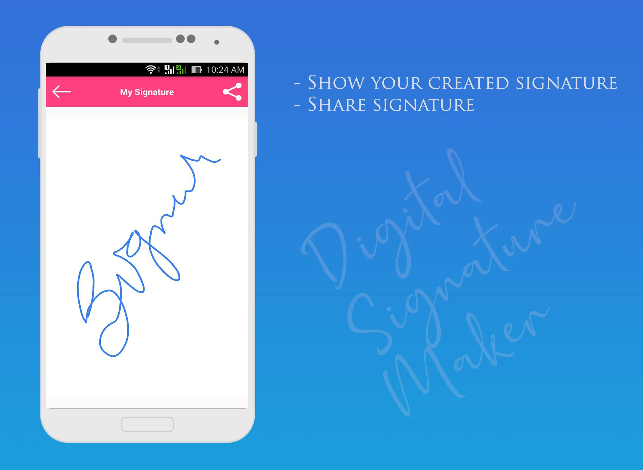 Digital Signature Maker | Indus Appstore | Screenshot