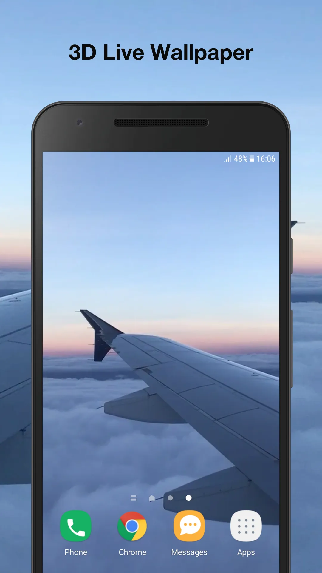 3d Airplane Live Wallpaper | Indus Appstore | Screenshot