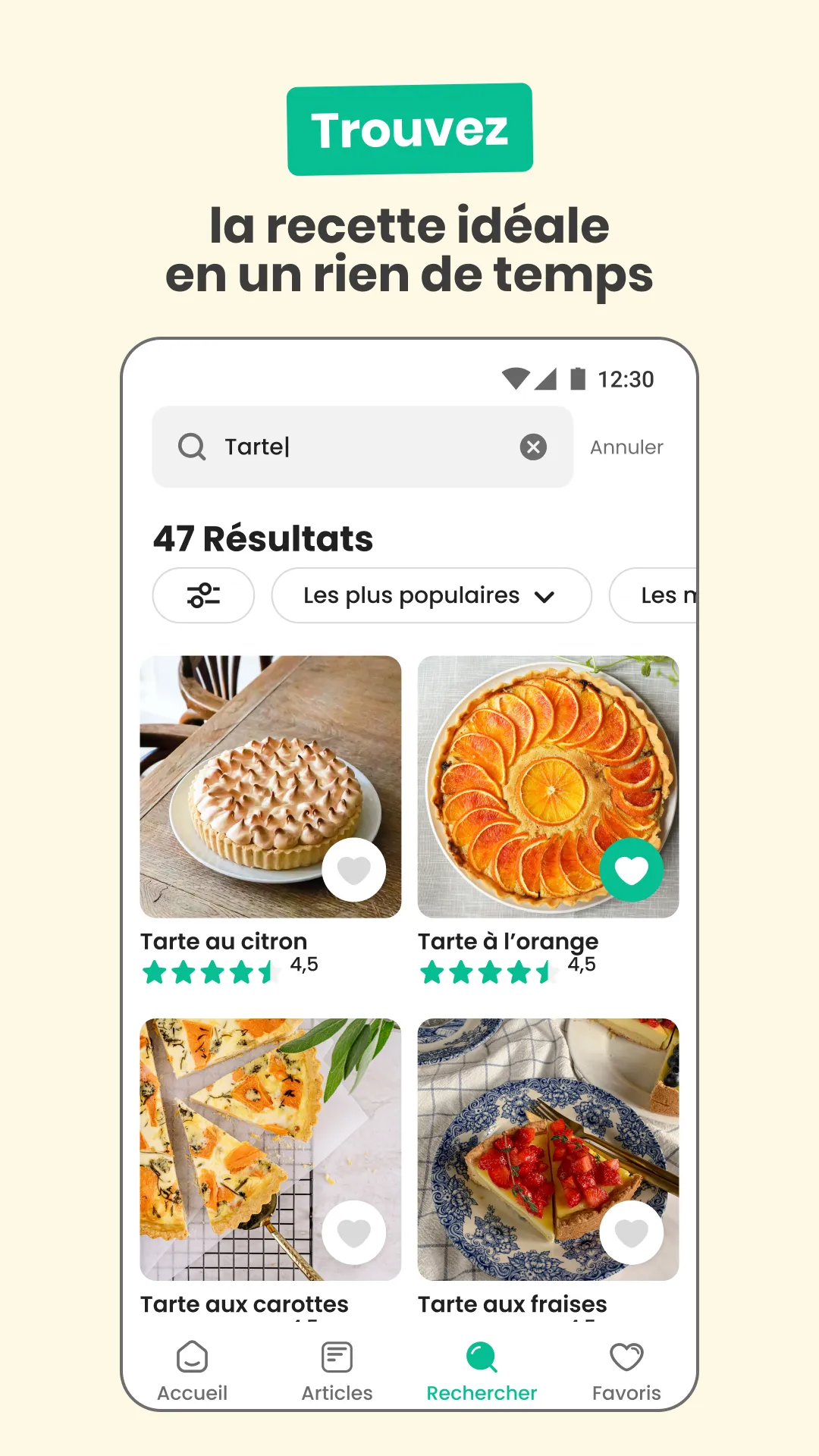 750g - Recettes de cuisine | Indus Appstore | Screenshot