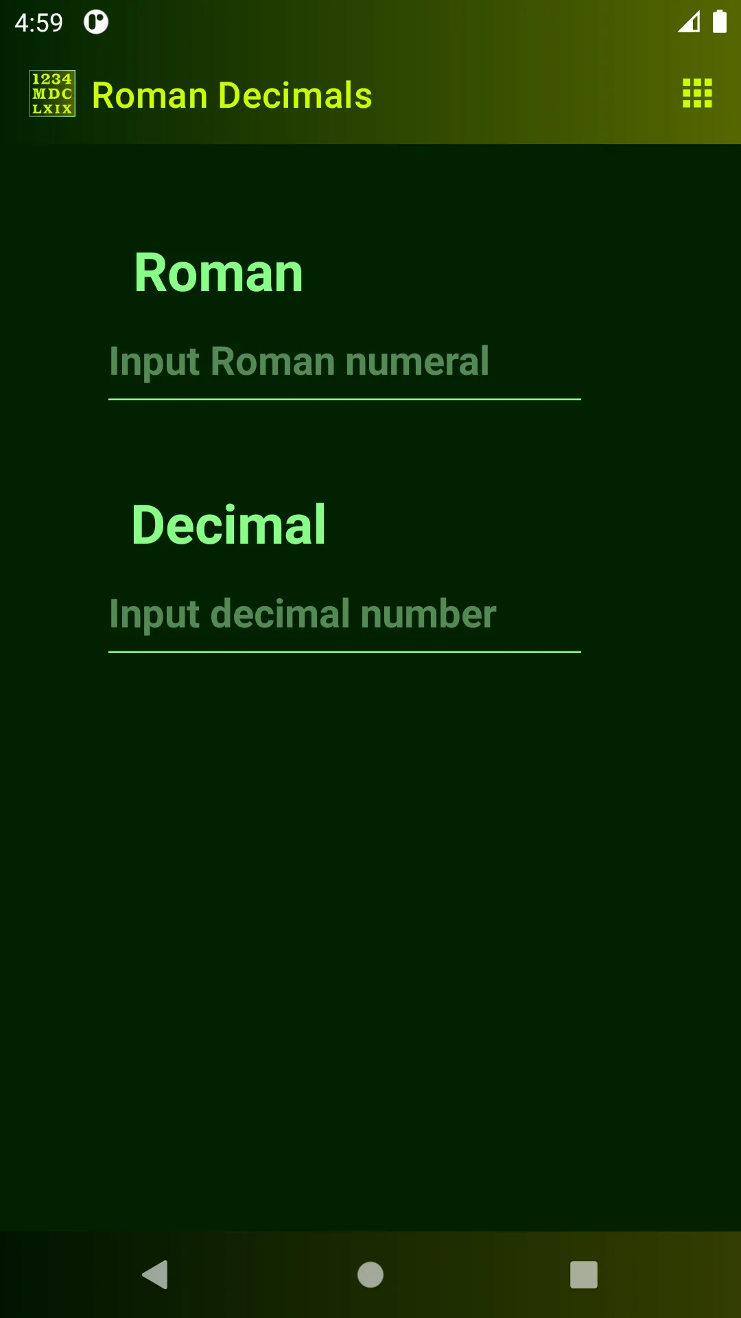 Roman Decimals | Indus Appstore | Screenshot