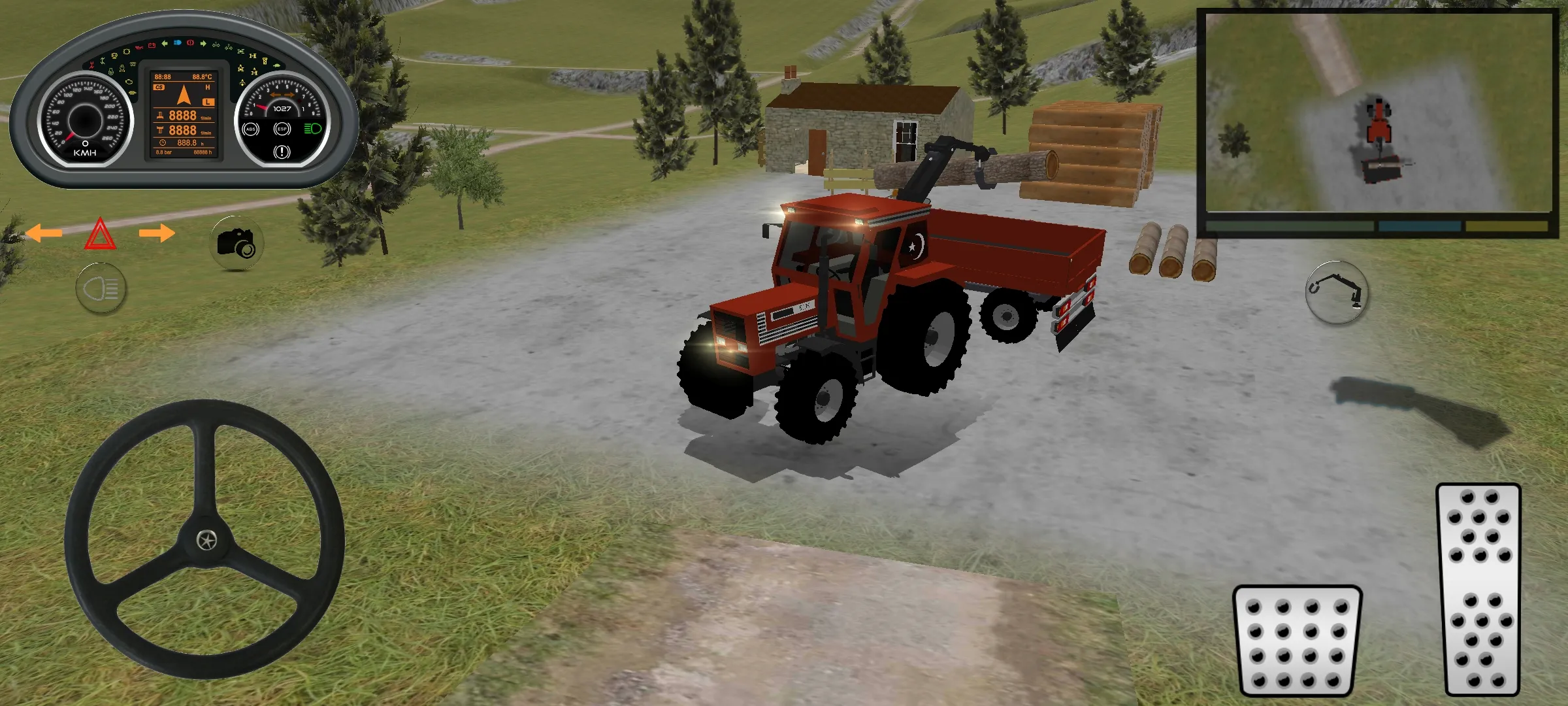 Tractor Forest Works Simulator | Indus Appstore | Screenshot