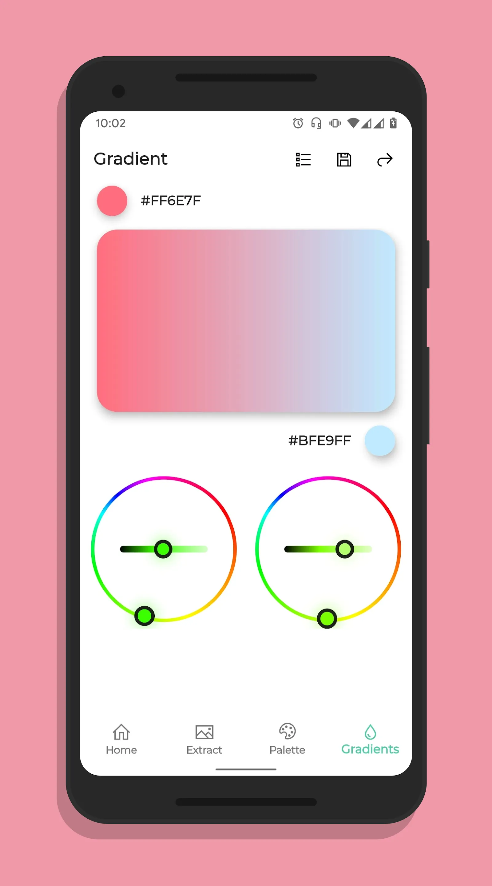 Color Palette - Extract/Create | Indus Appstore | Screenshot