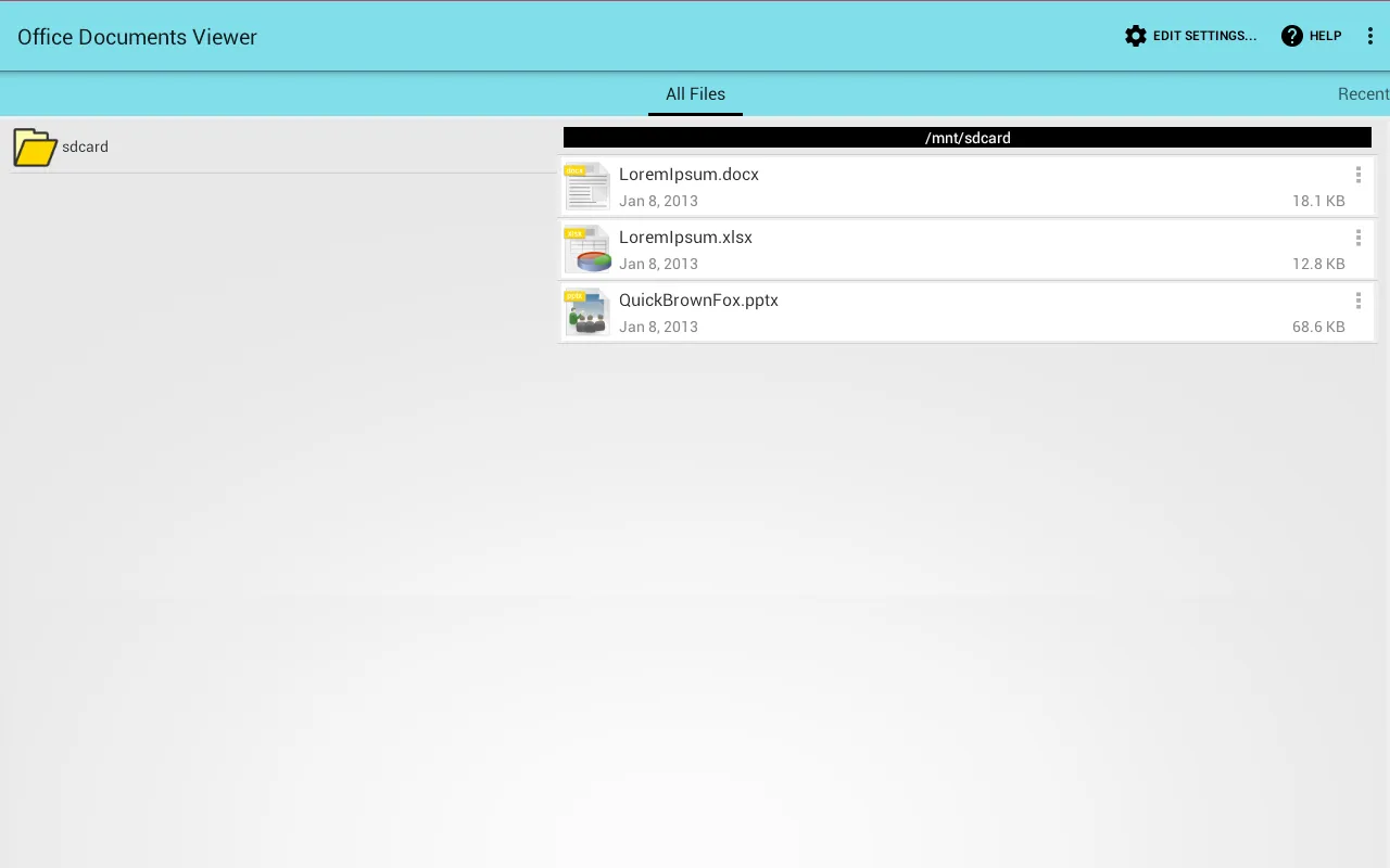 Office Documents Viewer | Indus Appstore | Screenshot