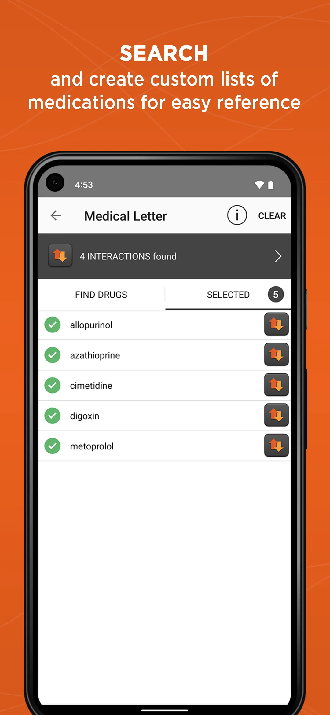 Drug Interactions Med Letter | Indus Appstore | Screenshot