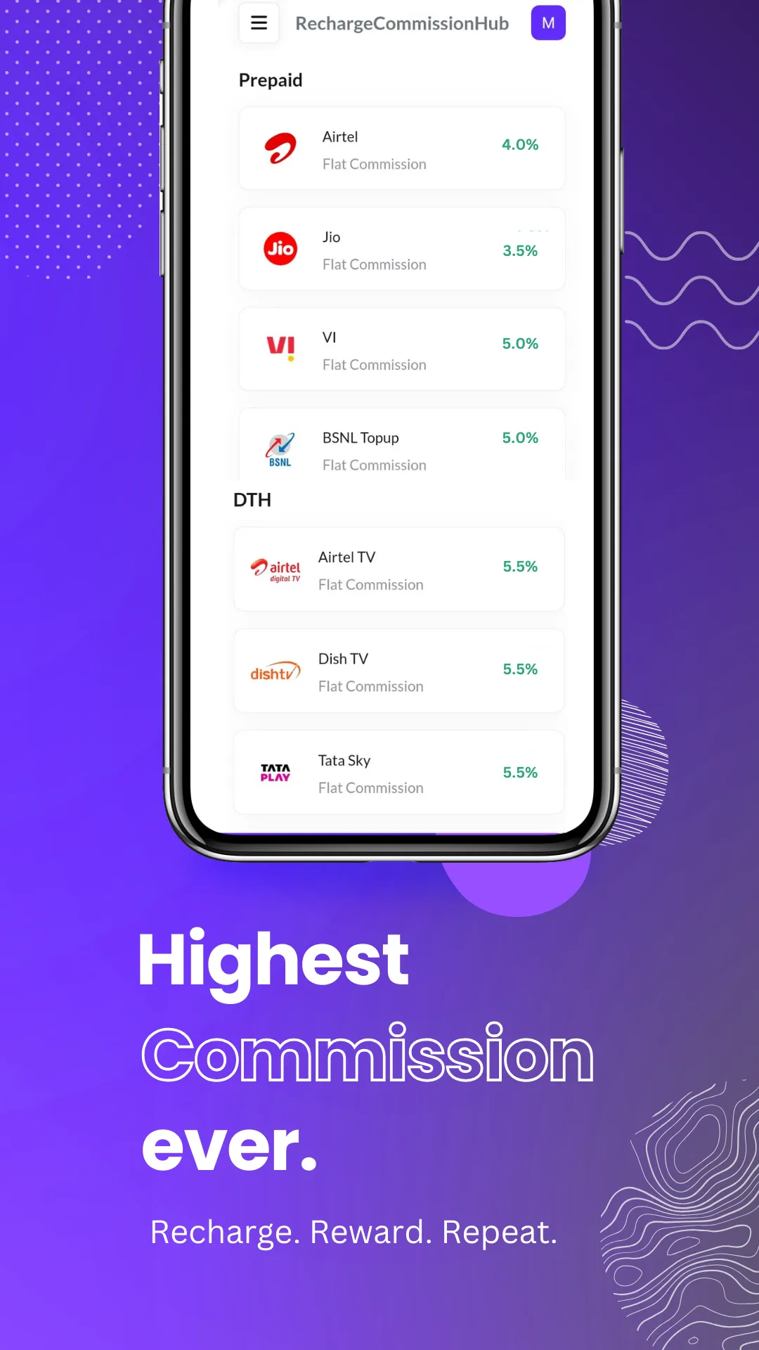 Recharge Commission Hub | Indus Appstore | Screenshot