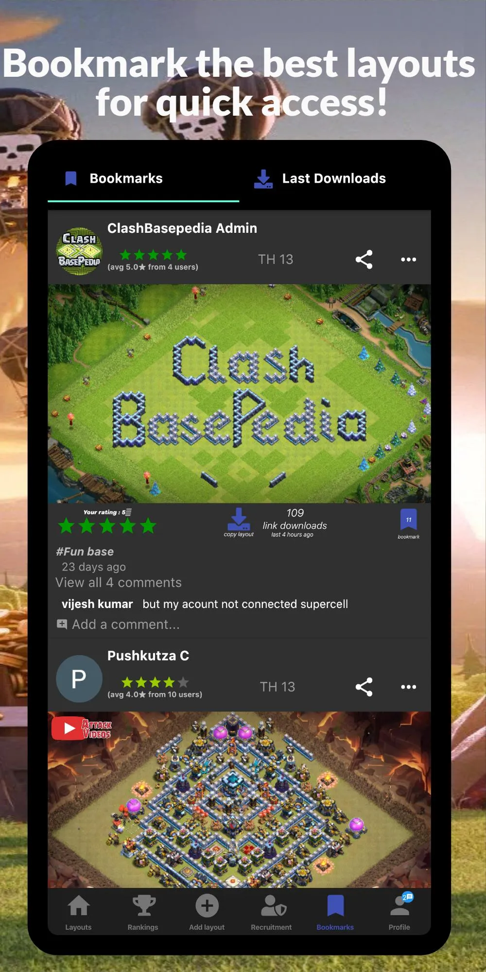 Clash Base Pedia (with links) | Indus Appstore | Screenshot