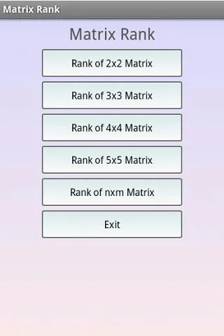 Matrix Operations Calculator | Indus Appstore | Screenshot