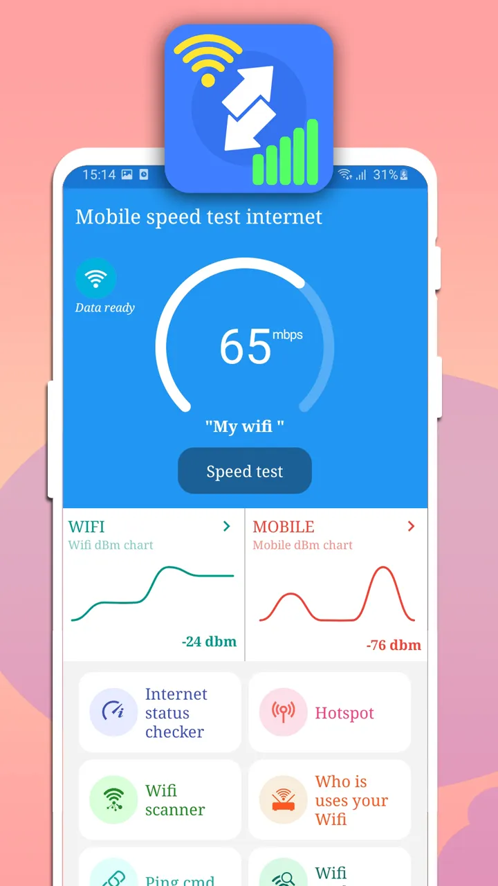 Mobile speed test internet | Indus Appstore | Screenshot