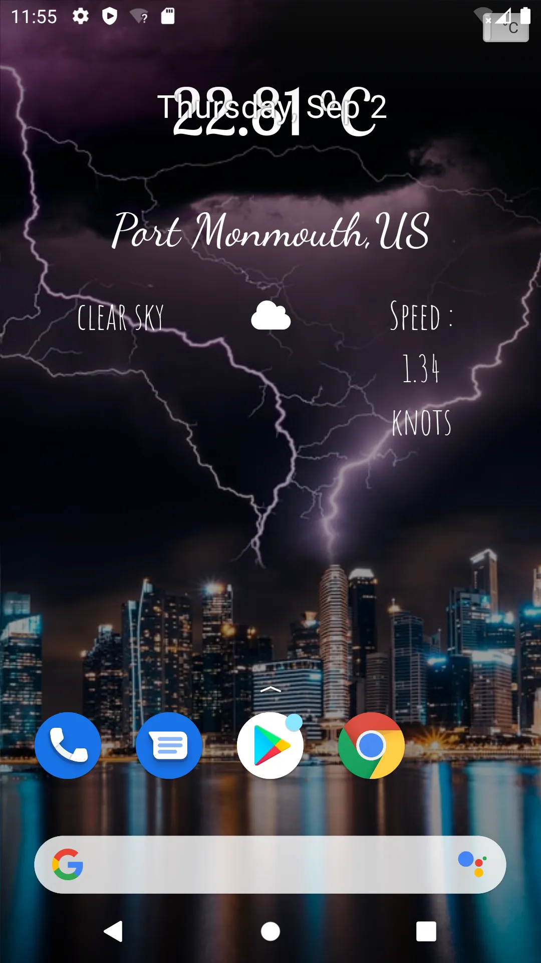 Live Weather Wallpaper-Weather | Indus Appstore | Screenshot