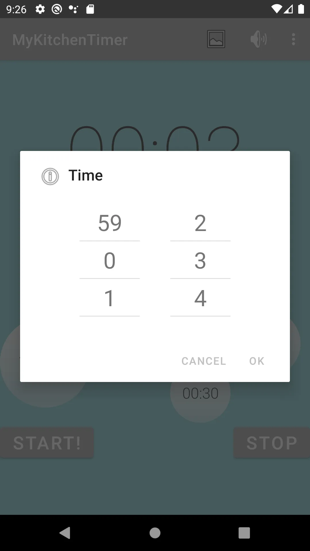 My Kitchen Timer | Indus Appstore | Screenshot