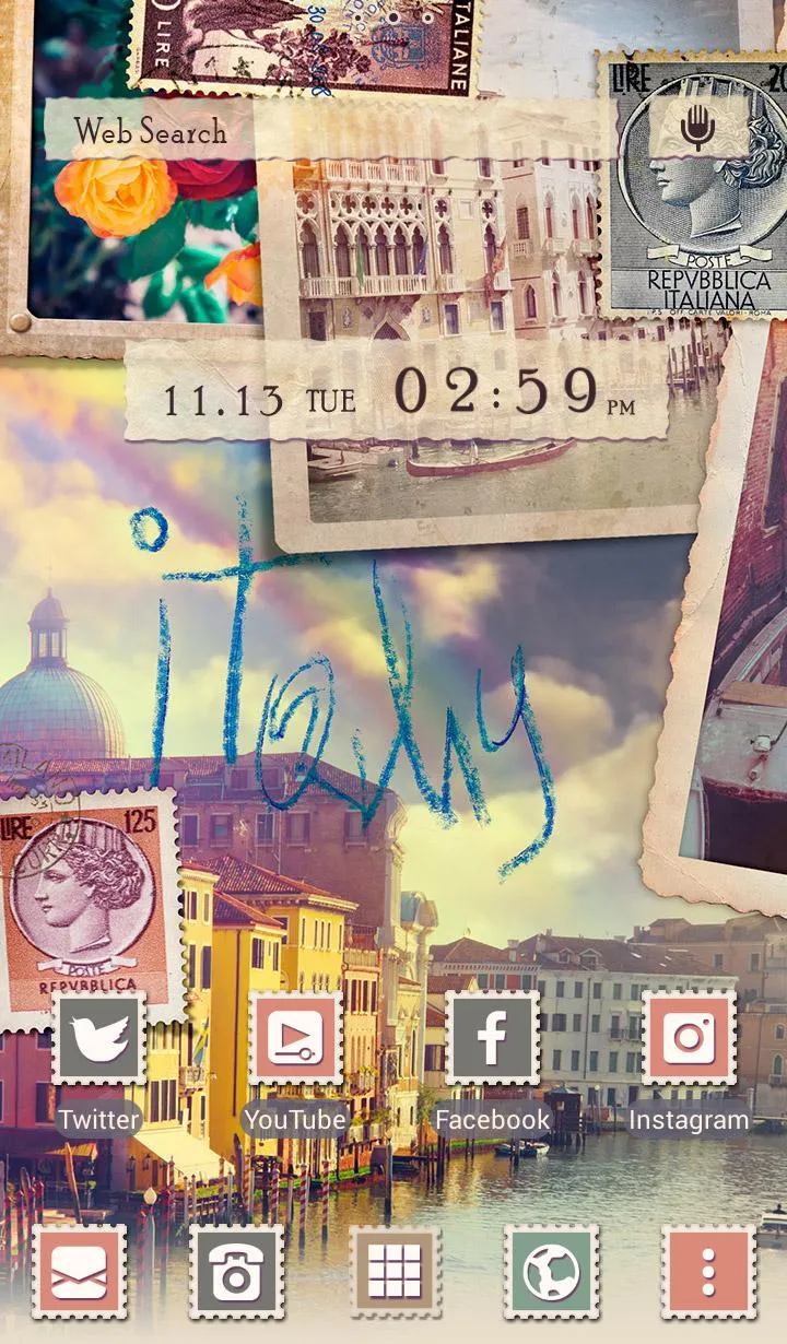 Italian Postcard Theme | Indus Appstore | Screenshot