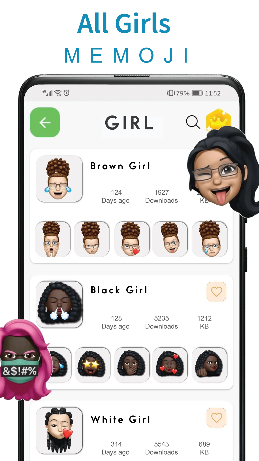 Memoji stickers for WhatsApp | Indus Appstore | Screenshot