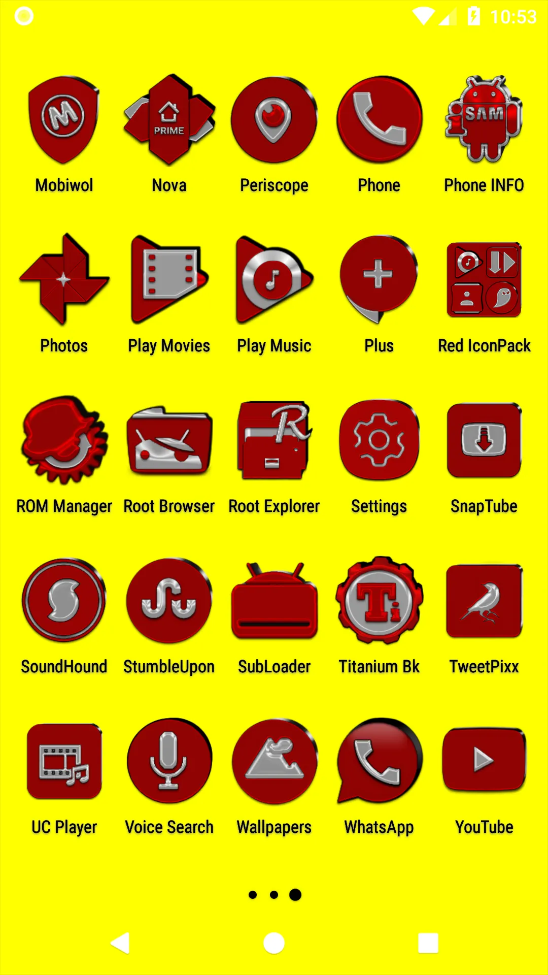 Red Icon Pack | Indus Appstore | Screenshot