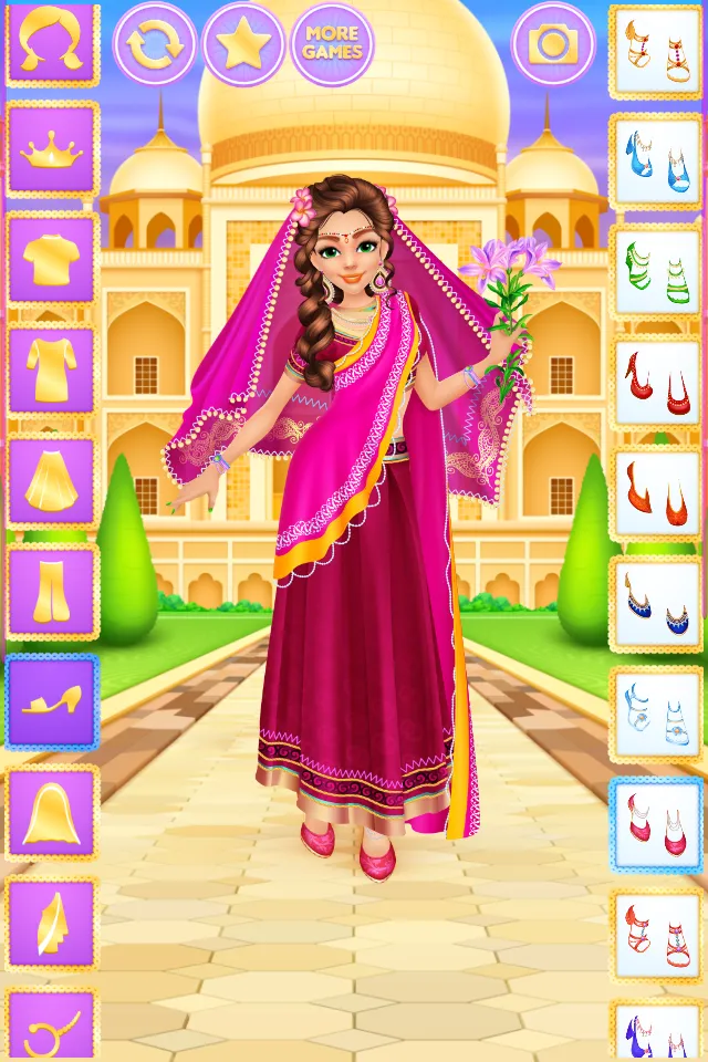 Indian Princess Dress Up | Indus Appstore | Screenshot