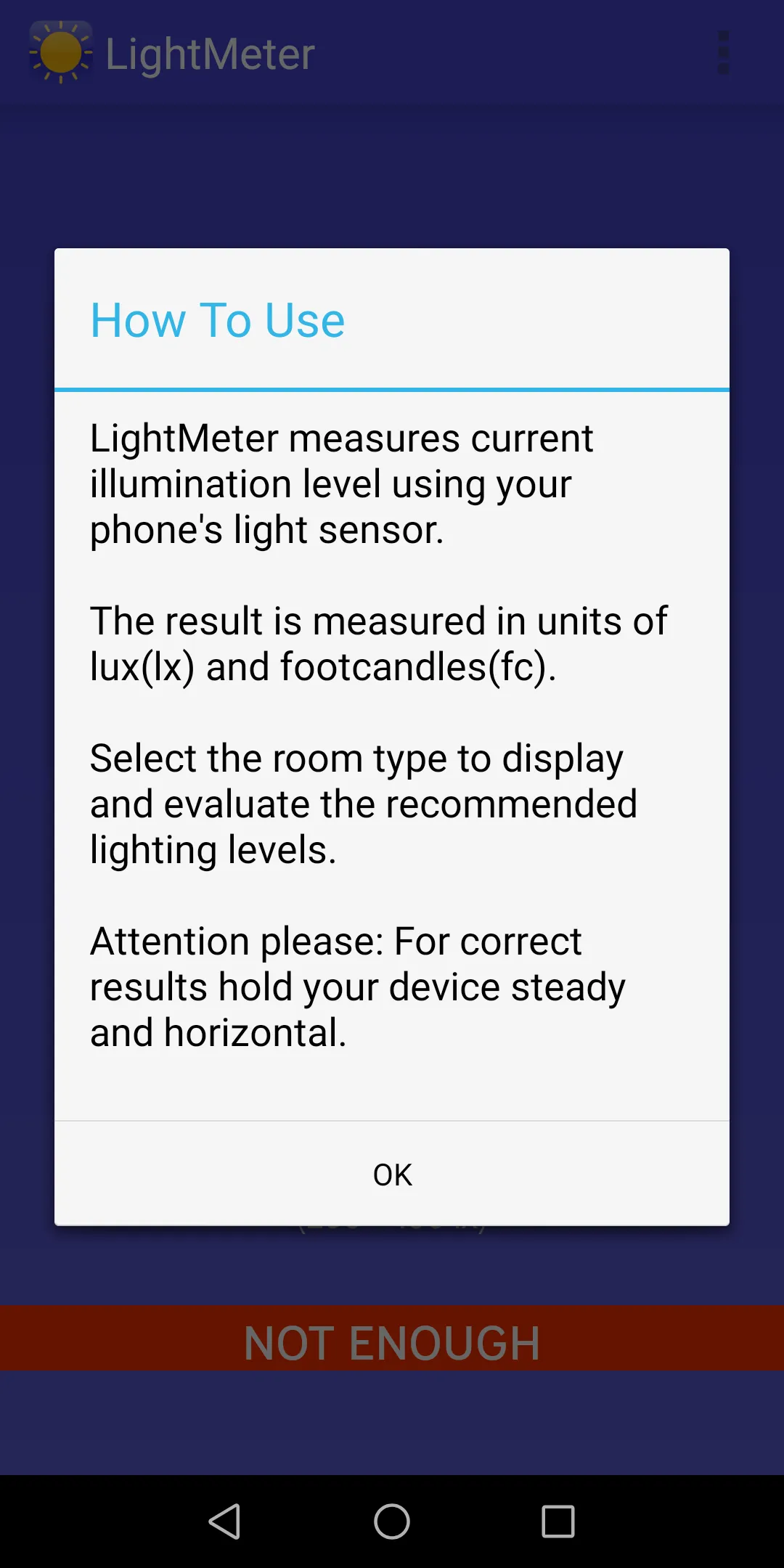 Light Meter | Indus Appstore | Screenshot