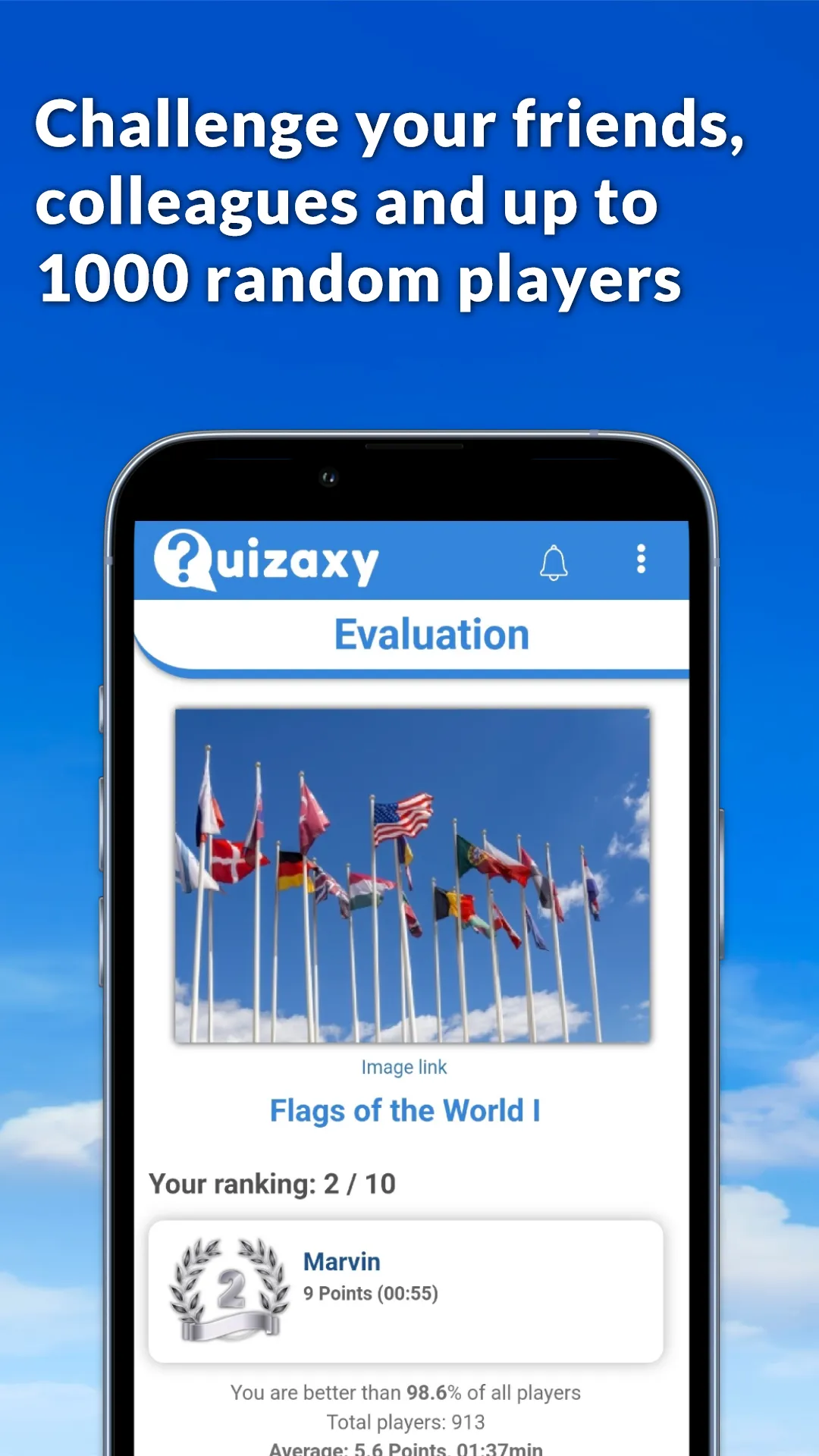 Quizaxy! Your Multiplayer-Quiz | Indus Appstore | Screenshot