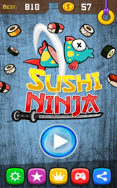 Sushi Ninja | Indus Appstore | Screenshot