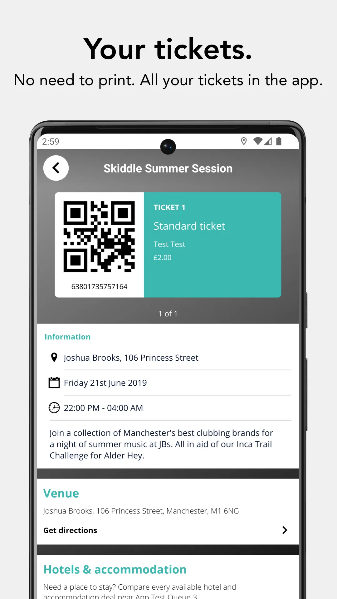 Skiddle: Gigs Clubs Festivals | Indus Appstore | Screenshot