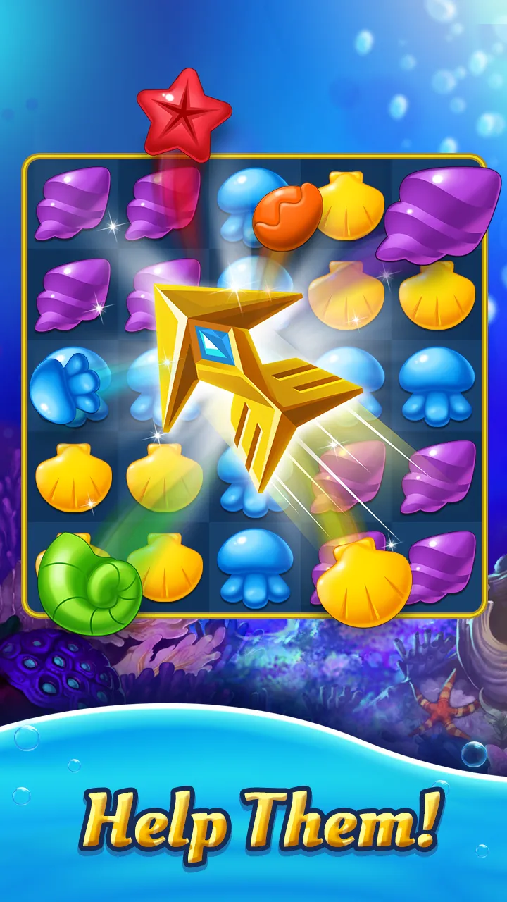 Ocean Splash: Jelly Fish gems | Indus Appstore | Screenshot