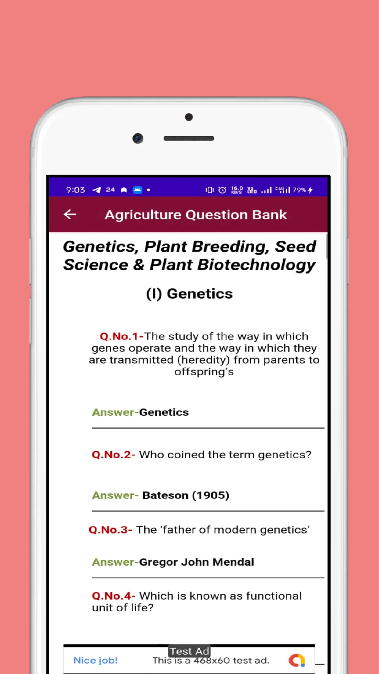 Agri Question Bank | Indus Appstore | Screenshot