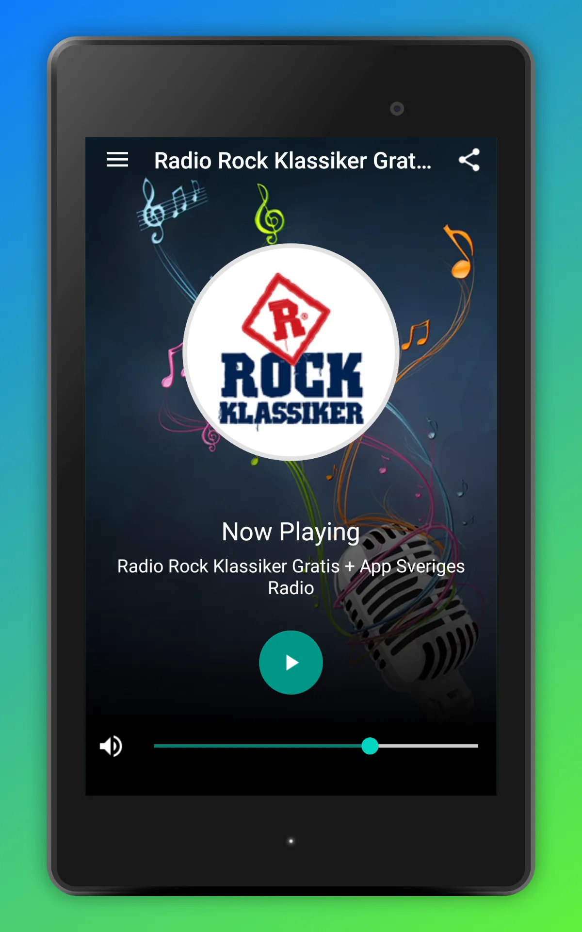 RockKlassiker Radio 106.7 FM | Indus Appstore | Screenshot