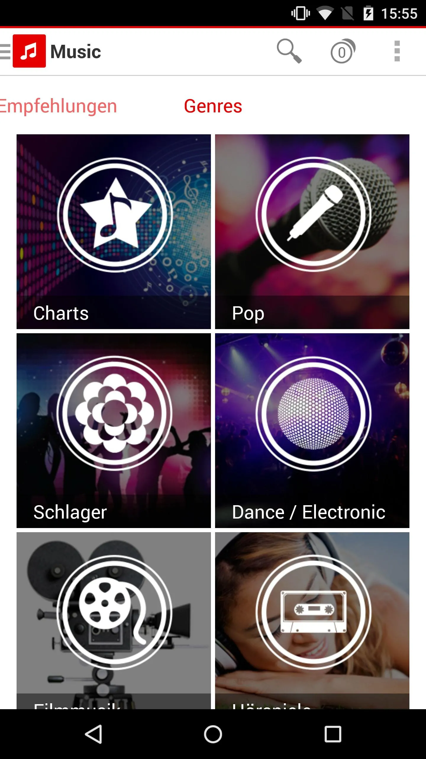 Vodafone Music Shop | Indus Appstore | Screenshot