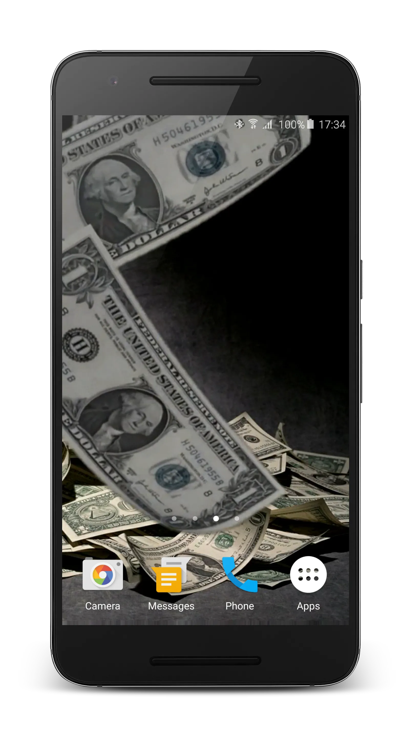 Falling Money Live Wallpaper | Indus Appstore | Screenshot